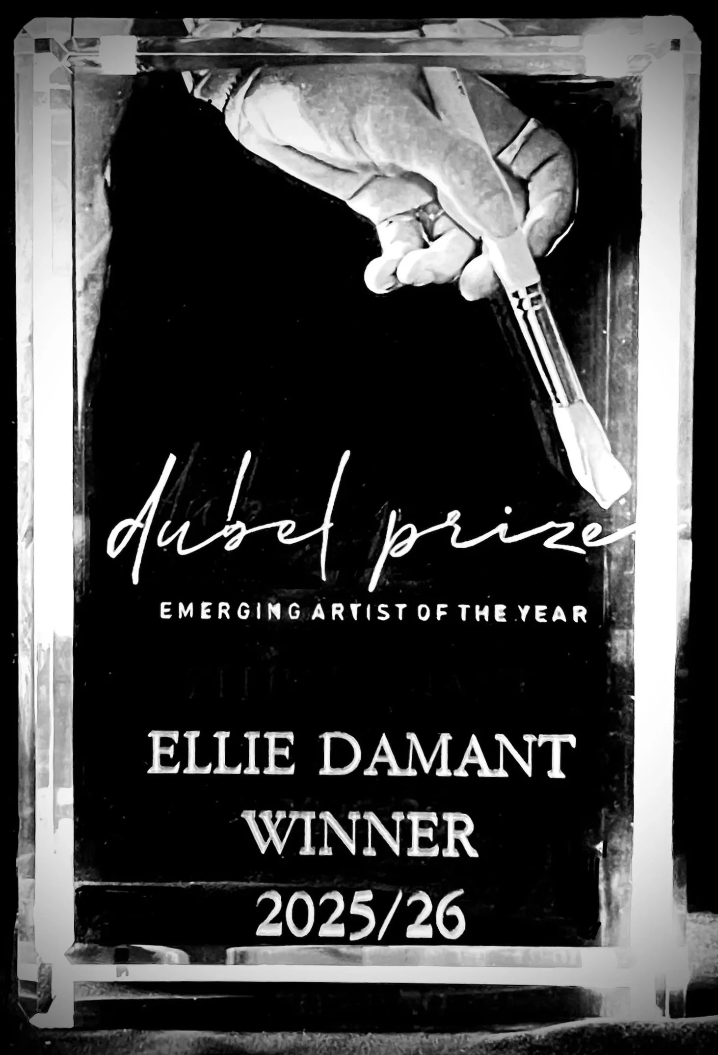 The Dubel Prize Emerging Artist of the Year Ellie Damant Winner 2025/2026.