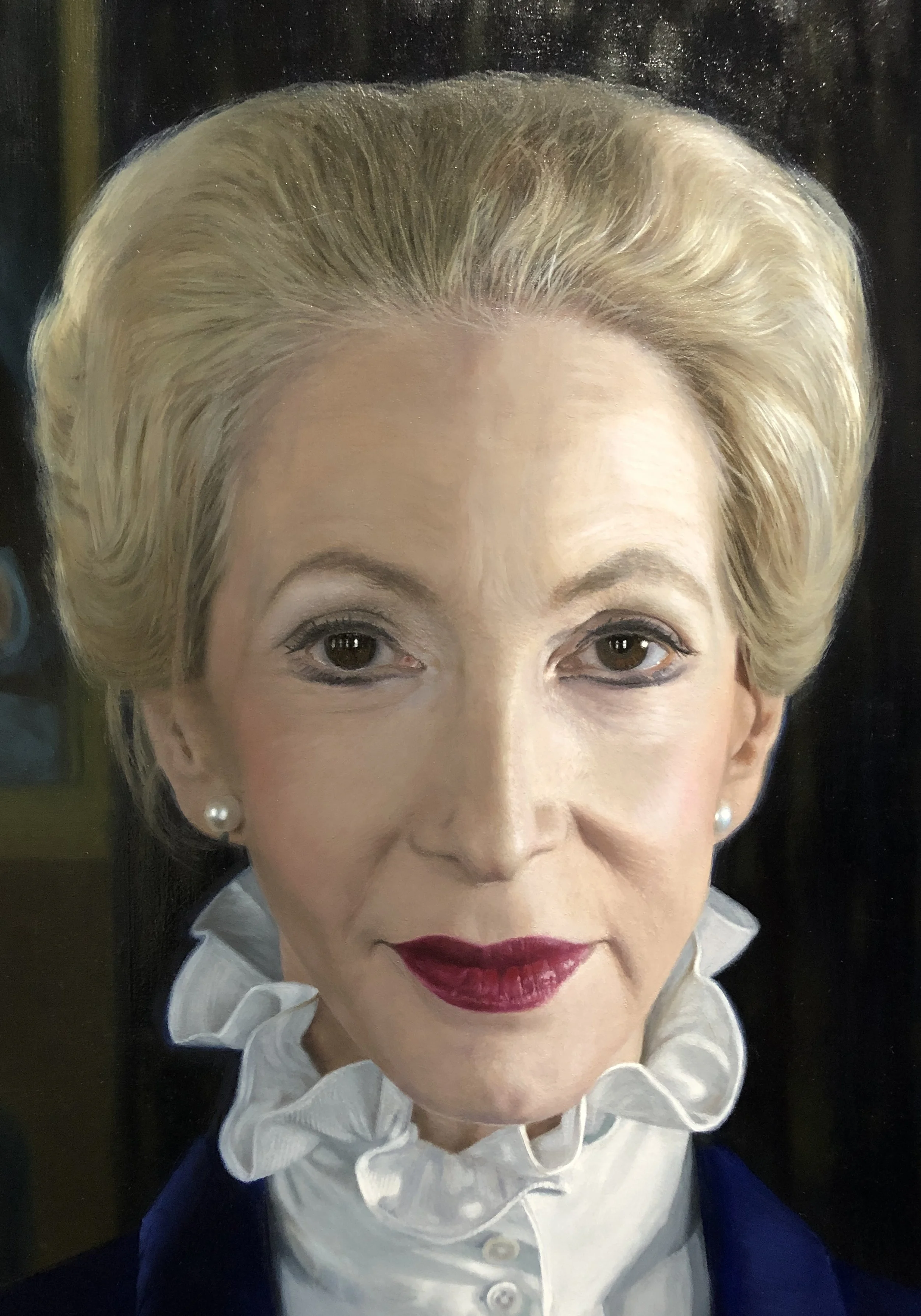 Barbara Thomas Judge, Lady Judge CBE. Portrait commemorating Lady Judg as the first female chairman of the Institute of Directors. © Ellie Damant
