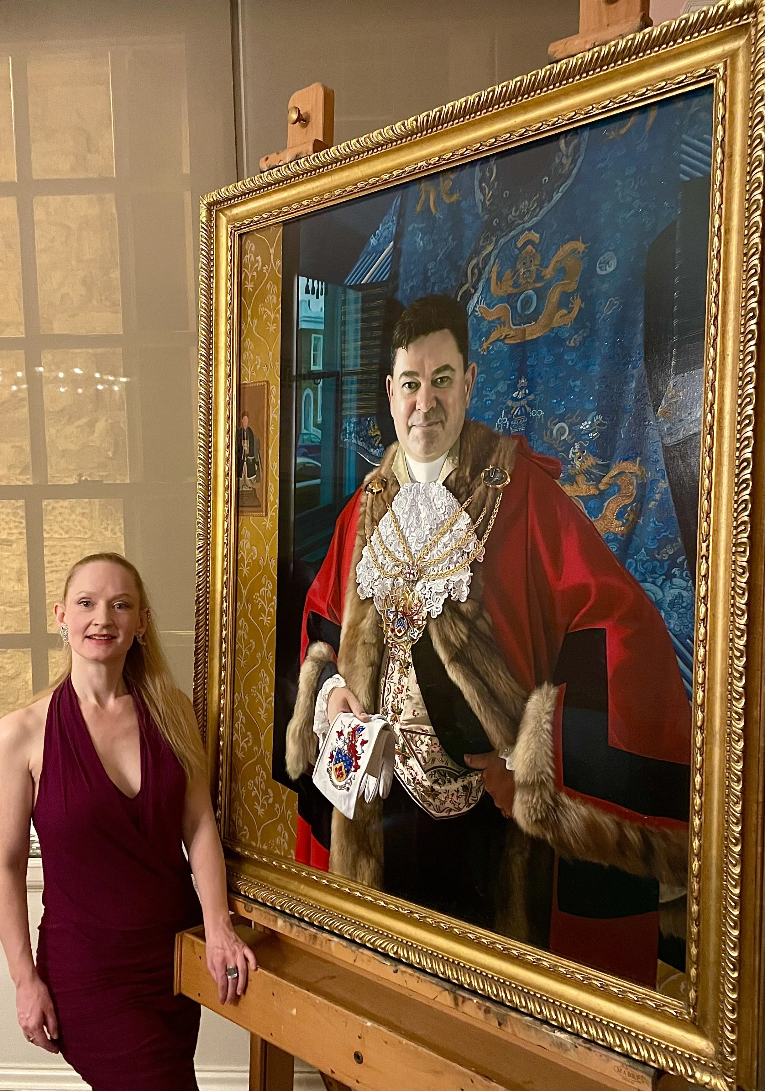 Ellie Damant- Behind an Artist’s Canvas: Creating a Contemporary Portrait, artist’s talk. The Walbrook Club, London, 2022.