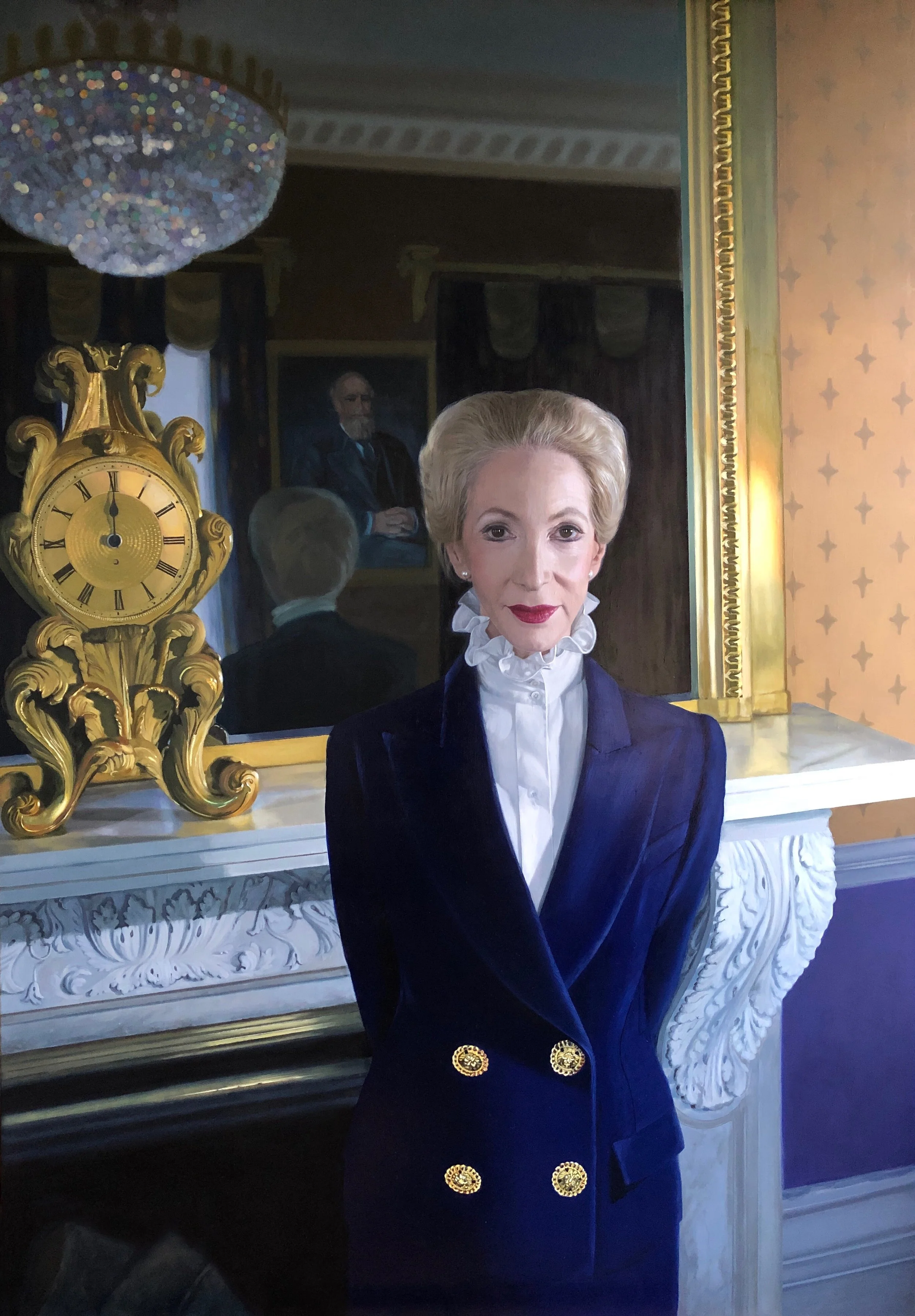 Barbara Thomas Judge, Lady Judge CBE. Portrait commemorating Lady Judg as the first female chairman of the Institute of Directors. © Ellie Damant