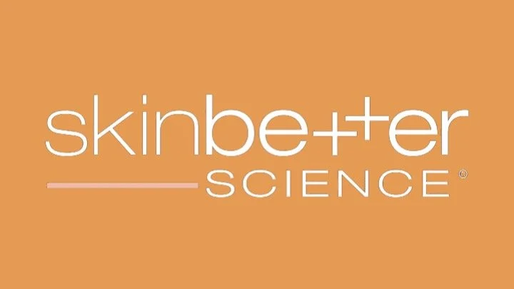 skin better science logo white on orange backround