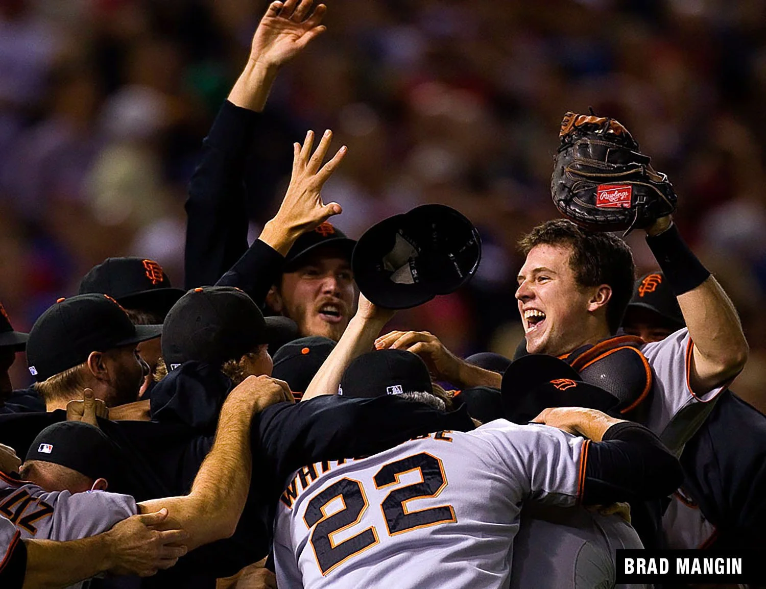 San Francisco Giants World Series celebration photographed by famous sport photographer Brad Mangin