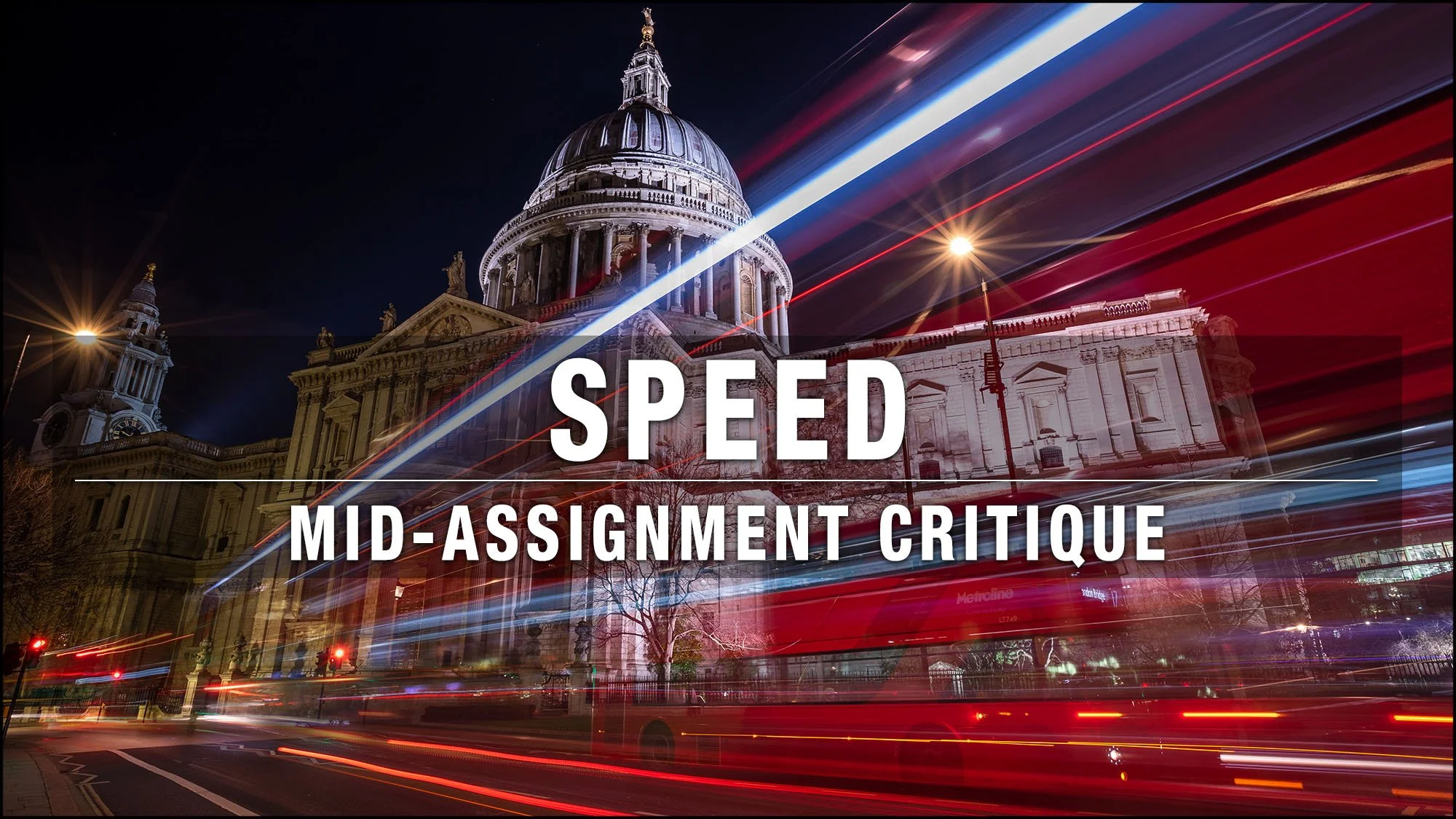Speed - Mid Assignment Critique