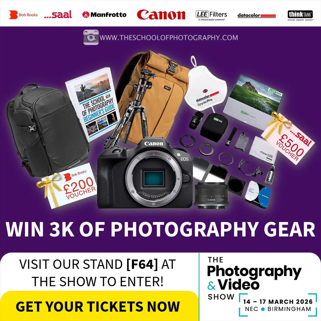 📸 We&rsquo;ll see you at The Photography &amp; Video Show 2026!⁠
⁠
Make sure you stop by Stand F64 to unlock our exclusive show offer and enter our incredible &pound;3K Photography Giveaway 👀✨⁠
⁠
🎟️ Haven&rsquo;t got your ticket yet?⁠
Save 20% off