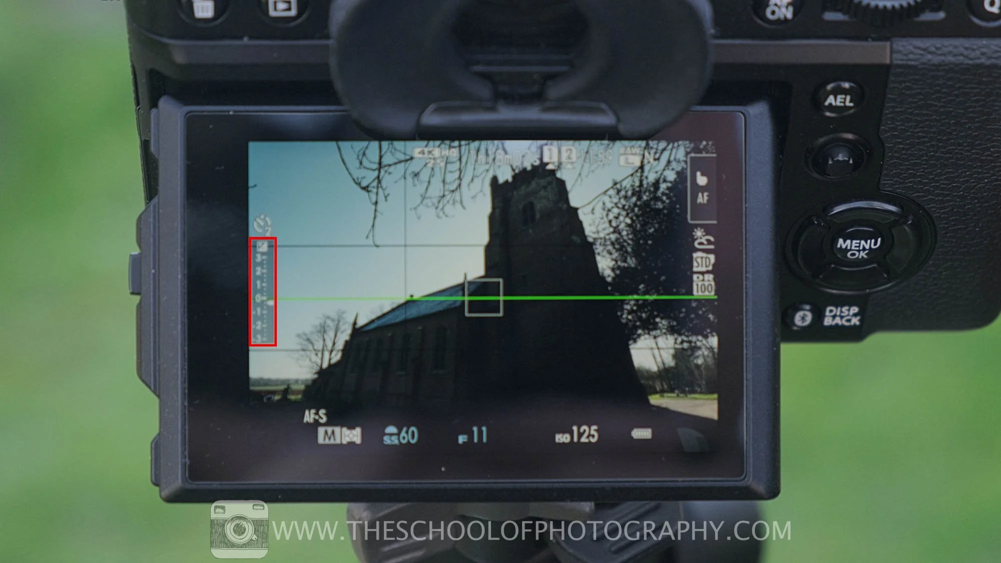 balancing the exposure meter to get a base exposure bracket