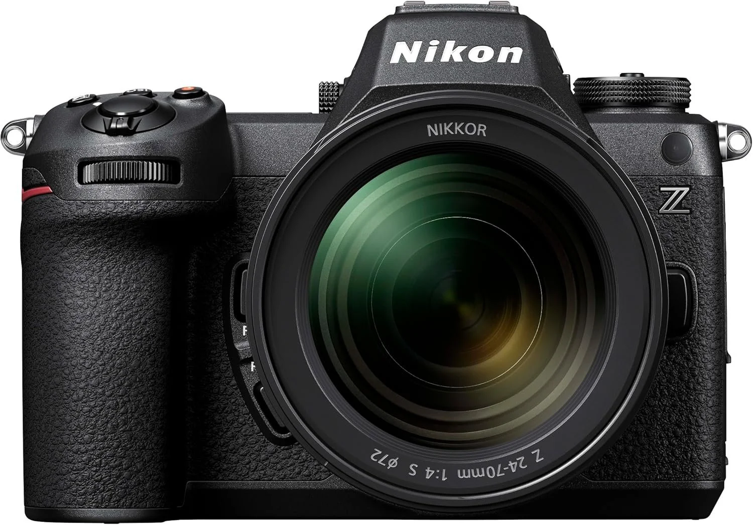 Nikon Z6 III mirrorless camera with NIKKOR Z 24-70mm f/4 S lens front view