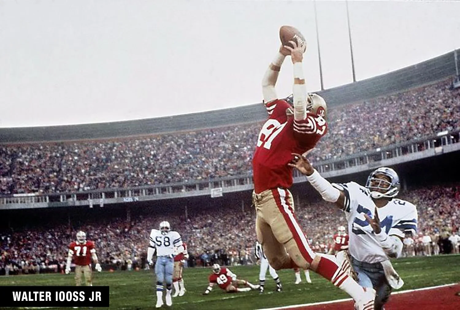 The Catch by famous sport photographer Walter Iooss Jr.