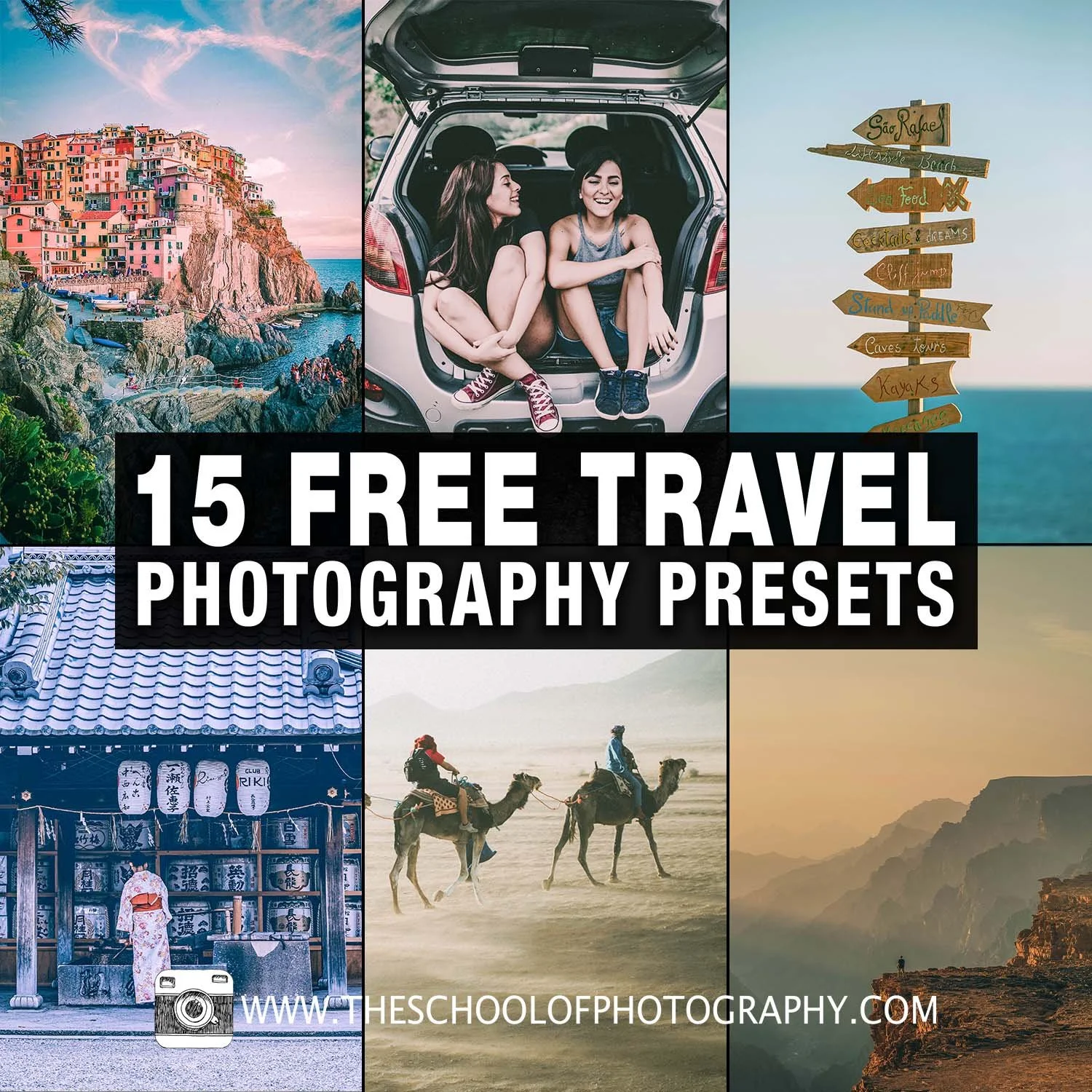 travel photography free preset pack