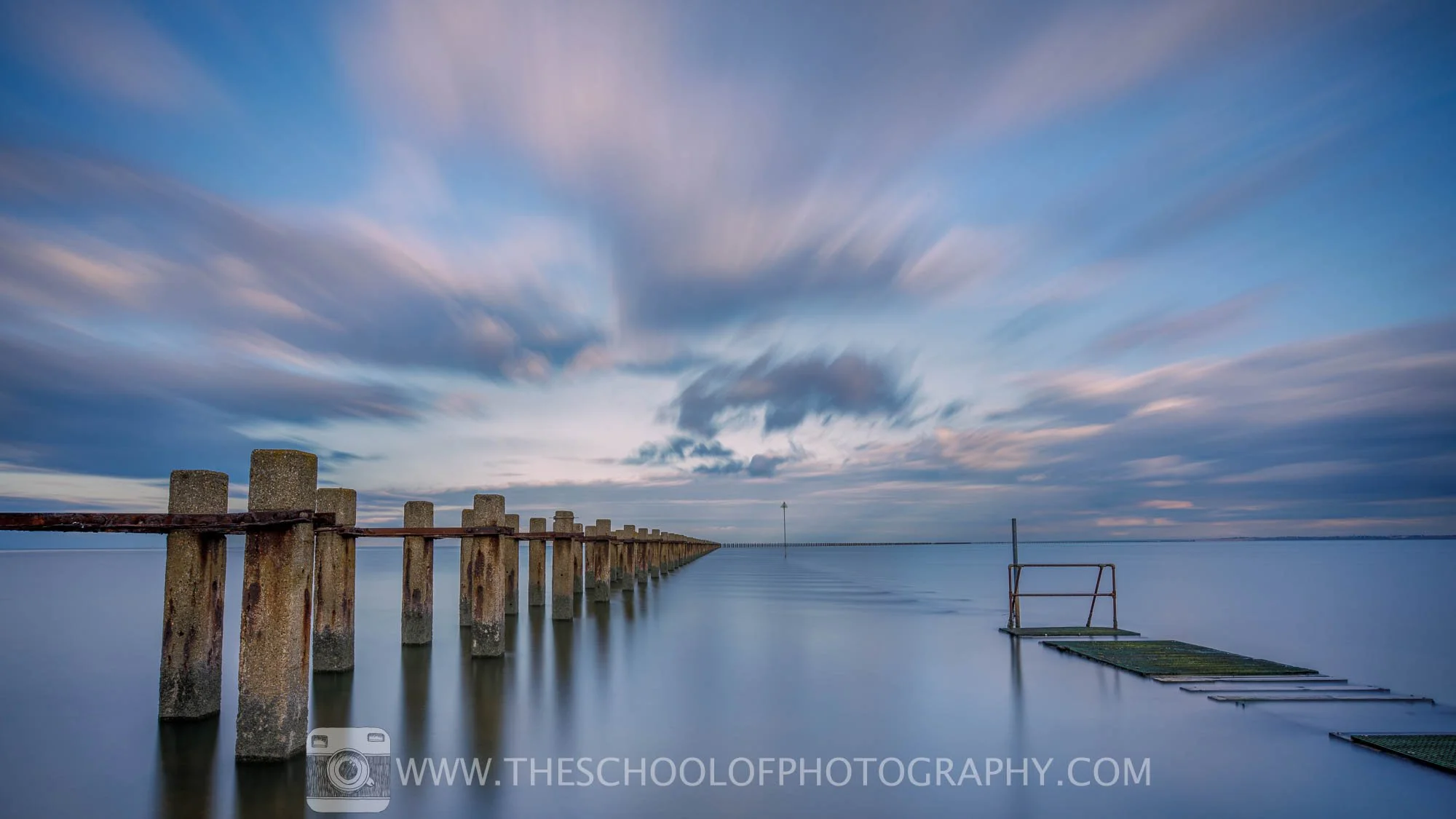 edited long exposure single shot image