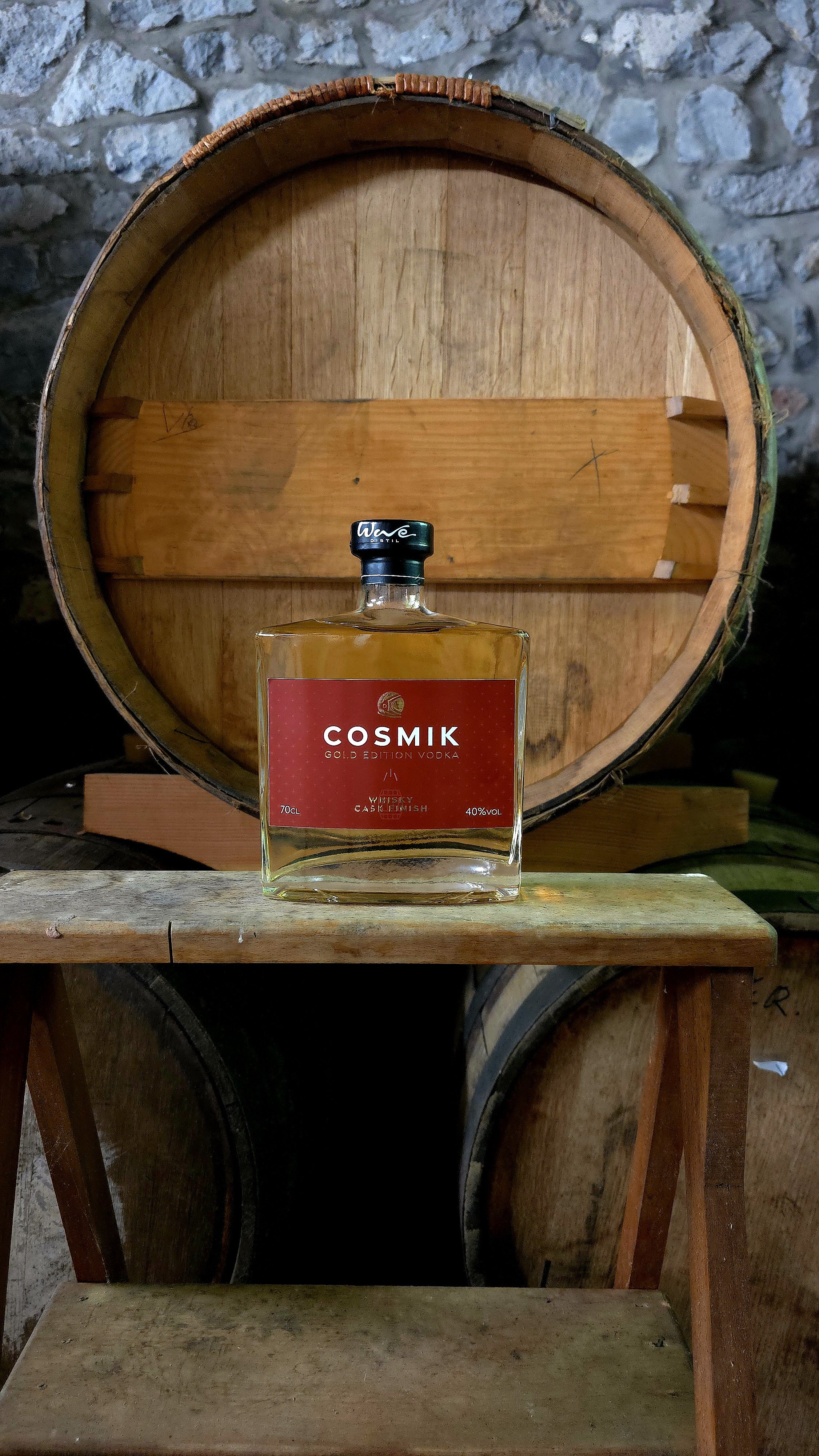 Cosmik Gold Edition whisky cask finish