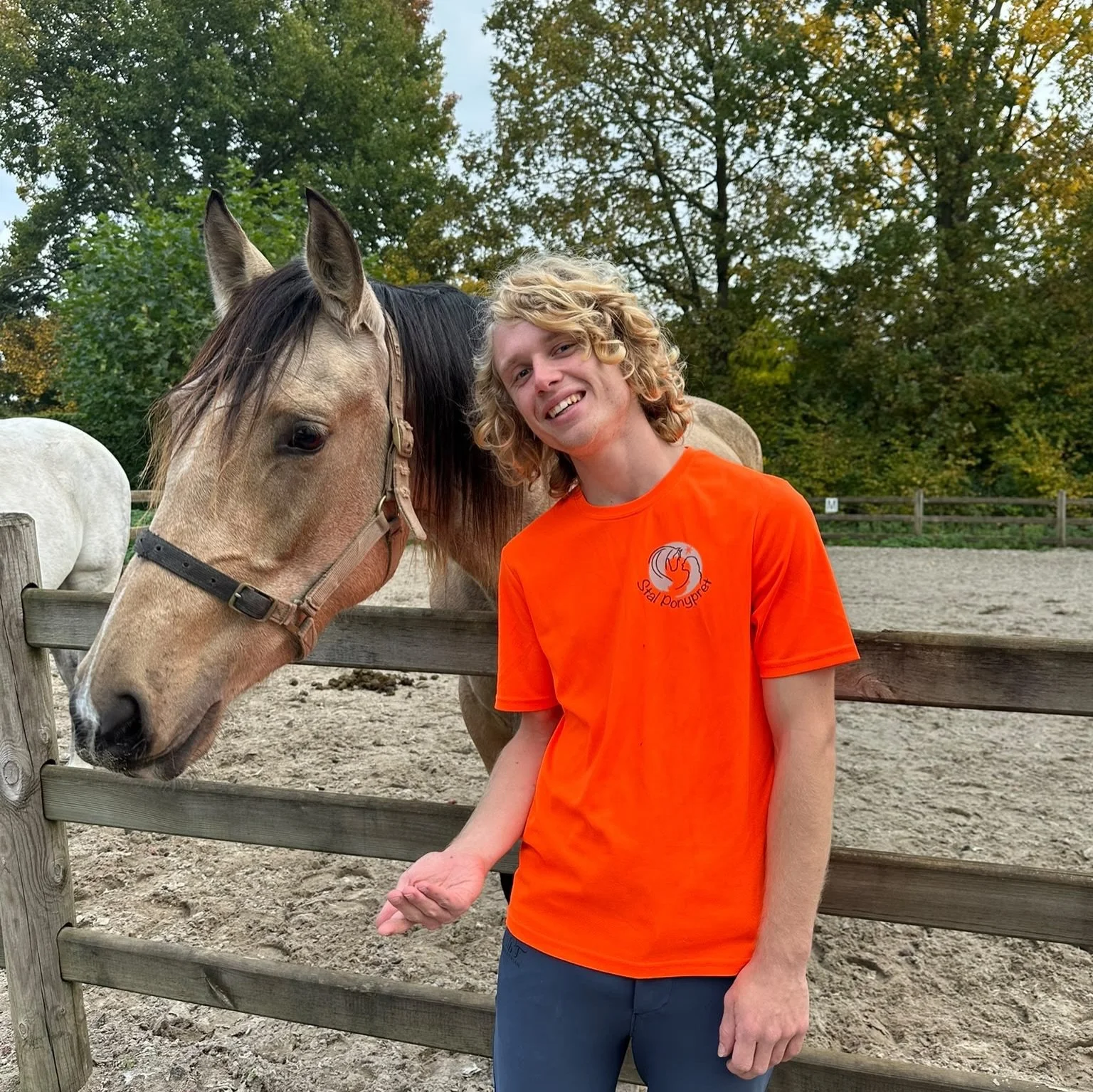 Onze kudde is weer compleet 🧡

We stellen jullie met trots voor aan onze nieuwste aanwinst: Hebra du Chateau (roepnaam bij ons Hera) 
Hera is een 3 jarige PRE merrie en zal in de toekomst vooral Benjamin&rsquo;s priv&eacute;paard worden. 

Het voelt