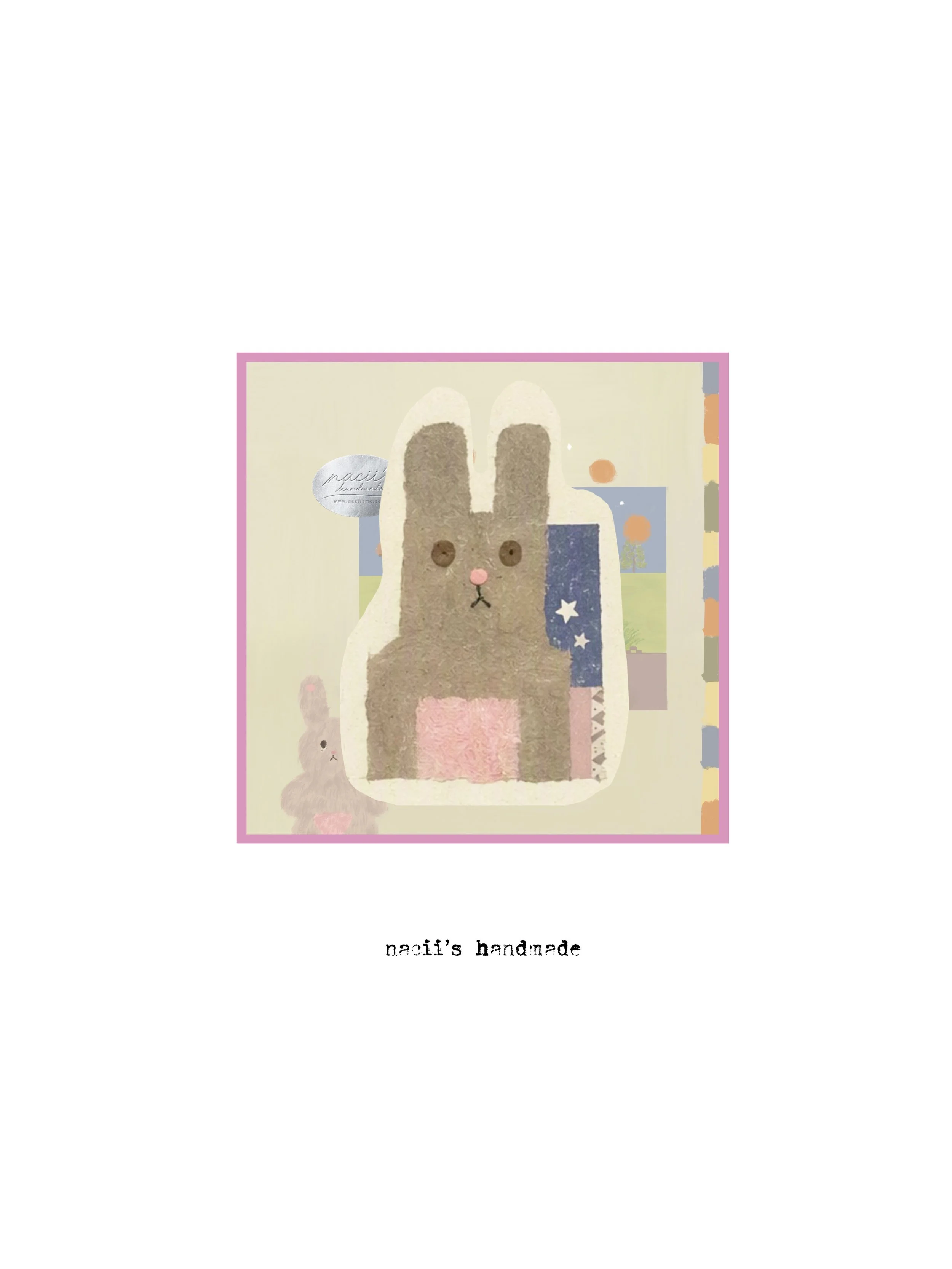 bunny.m handmade doll (15 cm)