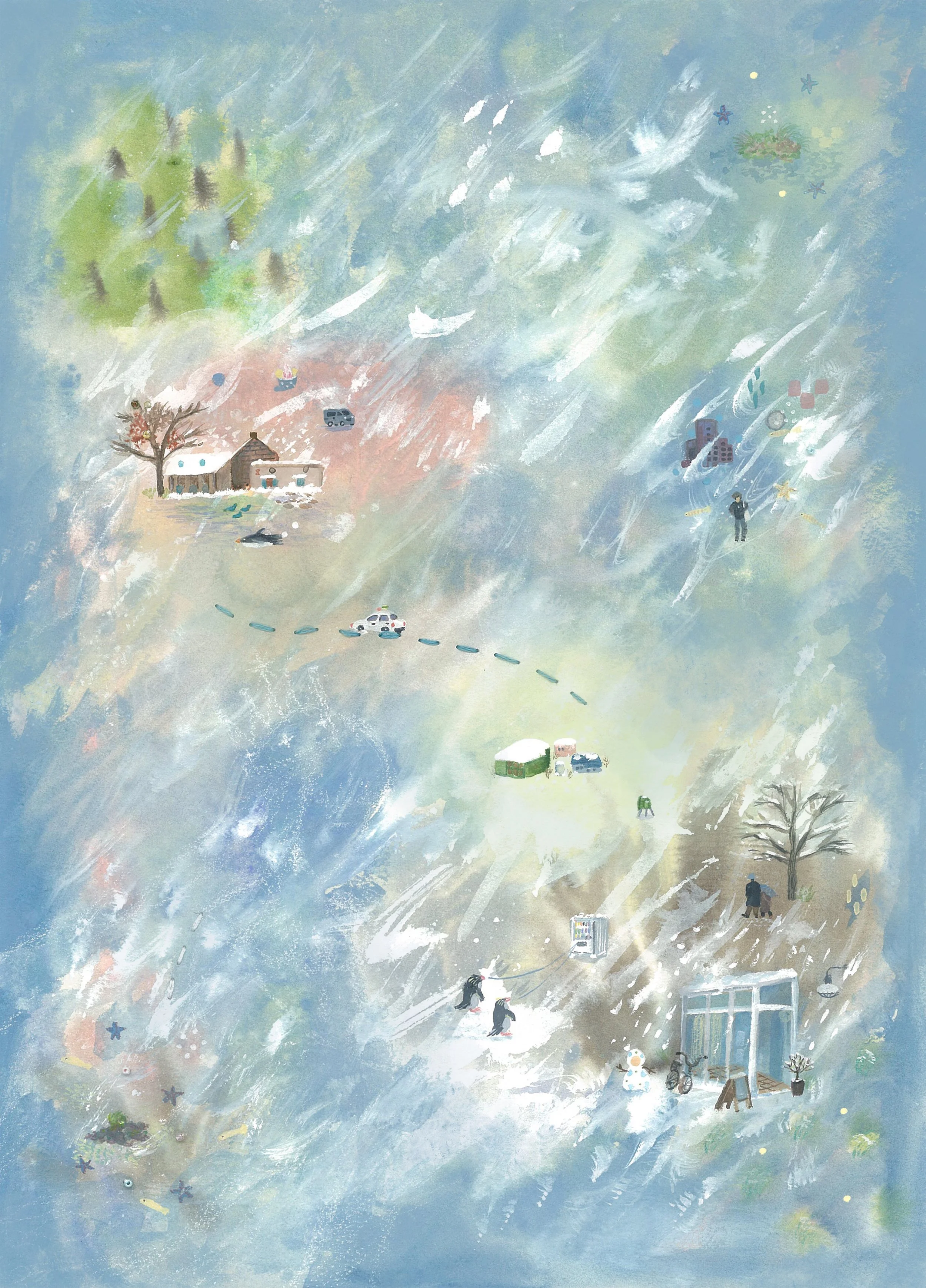 「Snowfall in Hokkaido」, 2026.02