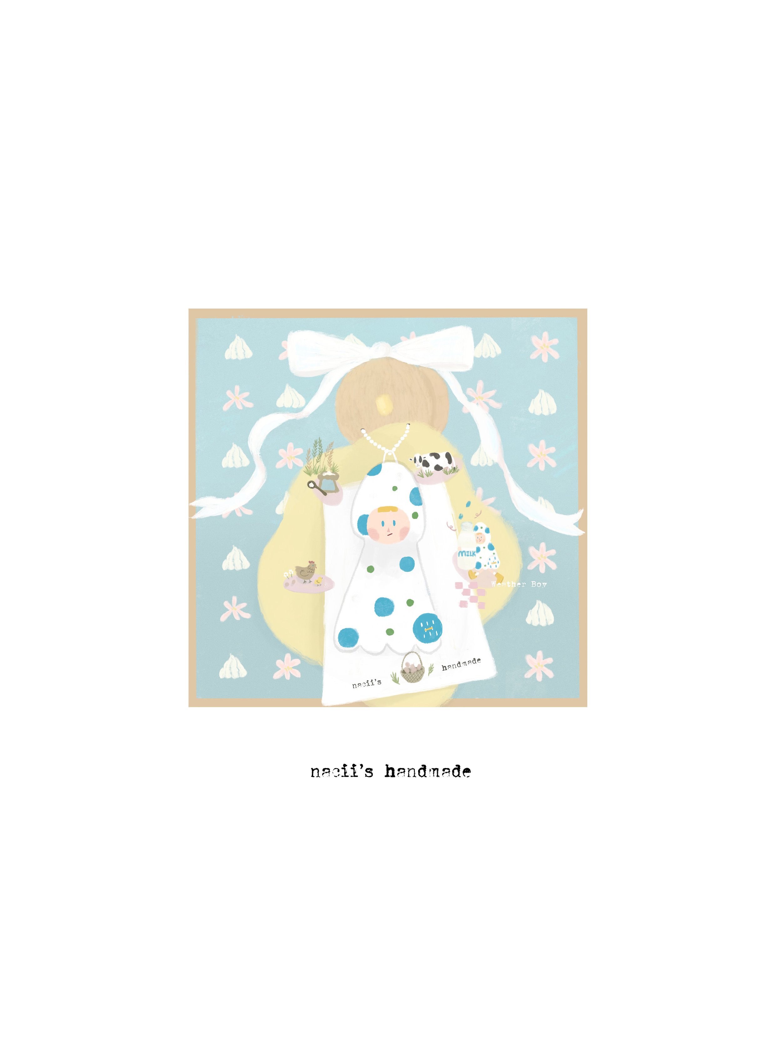 weather boy plush keychain