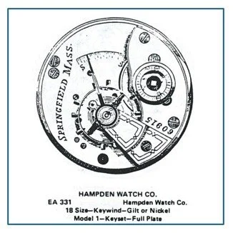 Ehrhardt American (EA) numbered drawing associated with the subject movement.