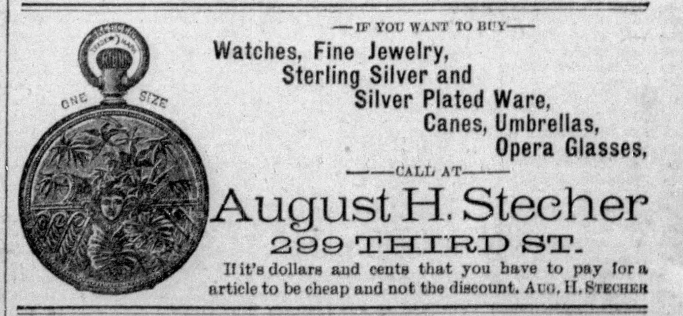 The advertisement on the top-left appeared in the Milwaukee Daily News on Saturday Jan 04, 1890, on page 2.