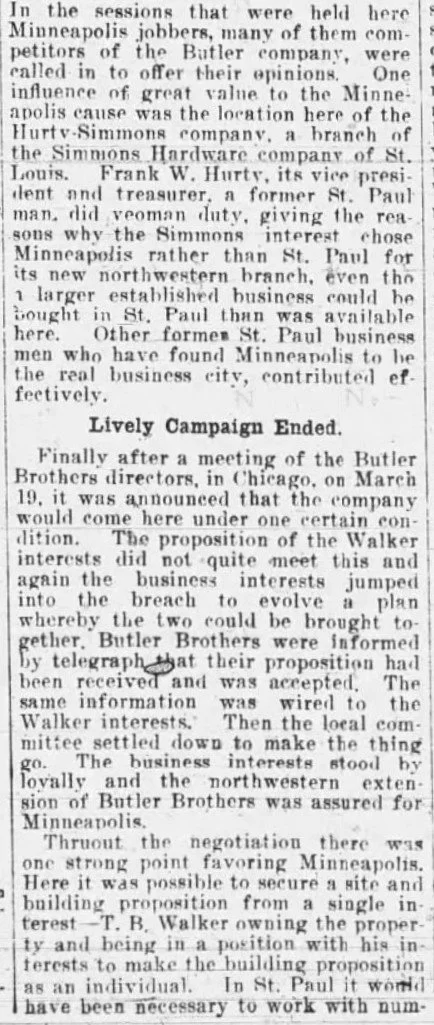 Very long article in thirteen sections provides an excellent history of the Butler Brothers company
