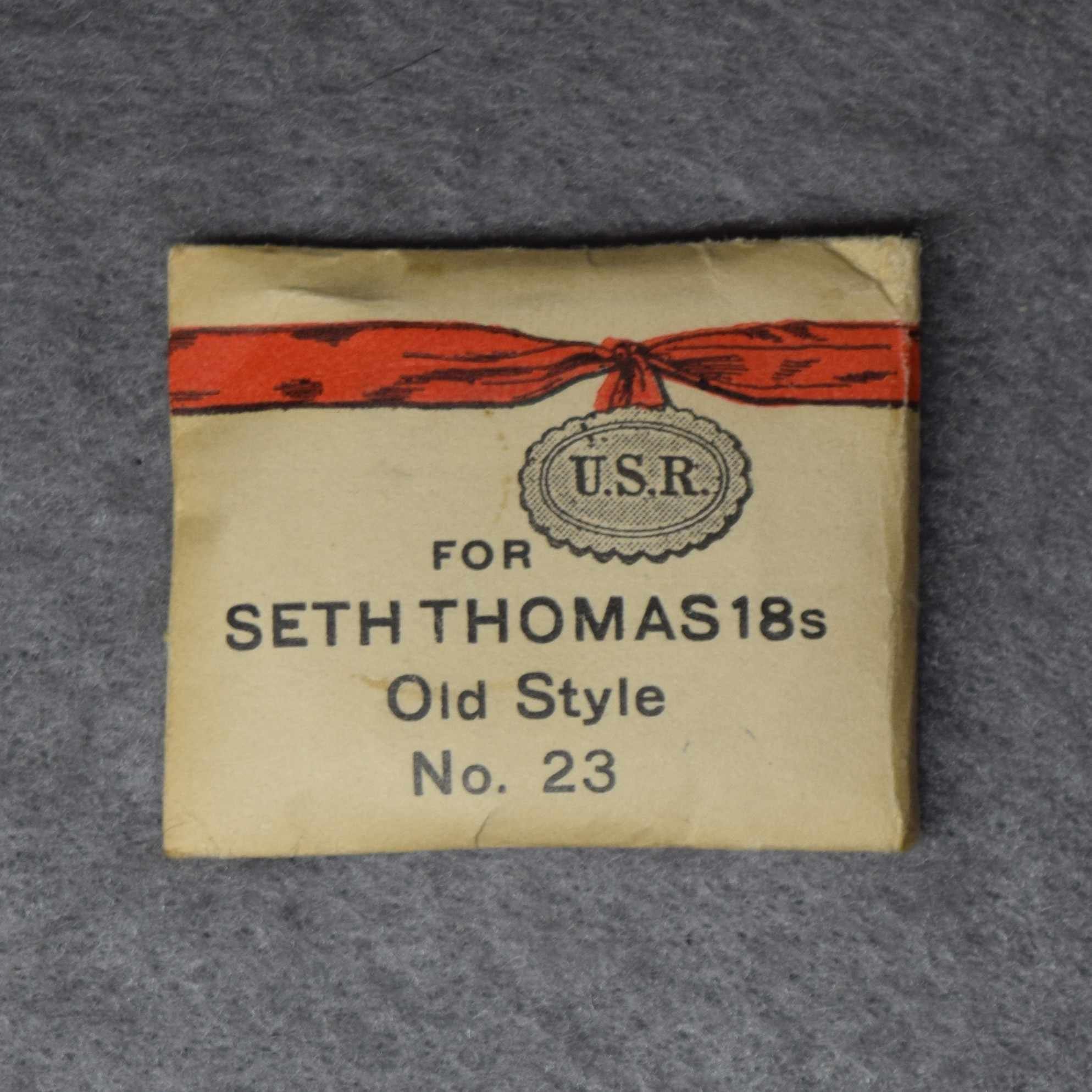 U. S. R. Mainspring Package – for Seth Thomas 18-size Old Style No. 23