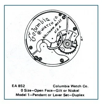 Ehrhardt American (EA) numbered drawing associated with the subject movement.