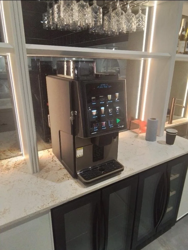 Our customers went with this lovely Coffetek powdered milk machine for their kitchen showroom!