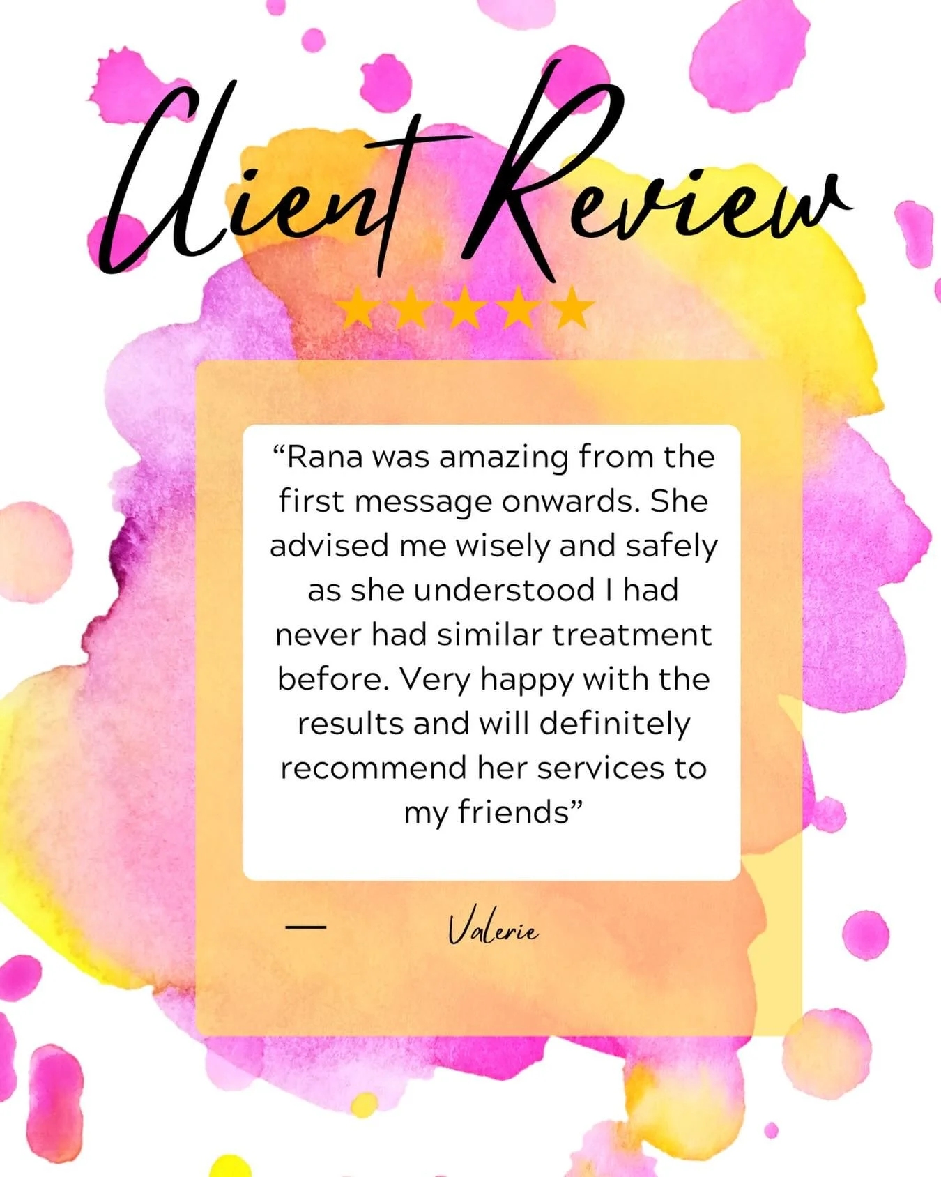 ⭐️⭐️⭐️⭐️⭐️
 We love hearing your feedback! Thank you for sharing your wonderful experience with Dr. Rana at Groves Aesthetics &mdash; where expertise meets natural results 💫

 #GrovesAesthetics #DrRana #AestheticMedicine #FiveStarReview #NaturalResu