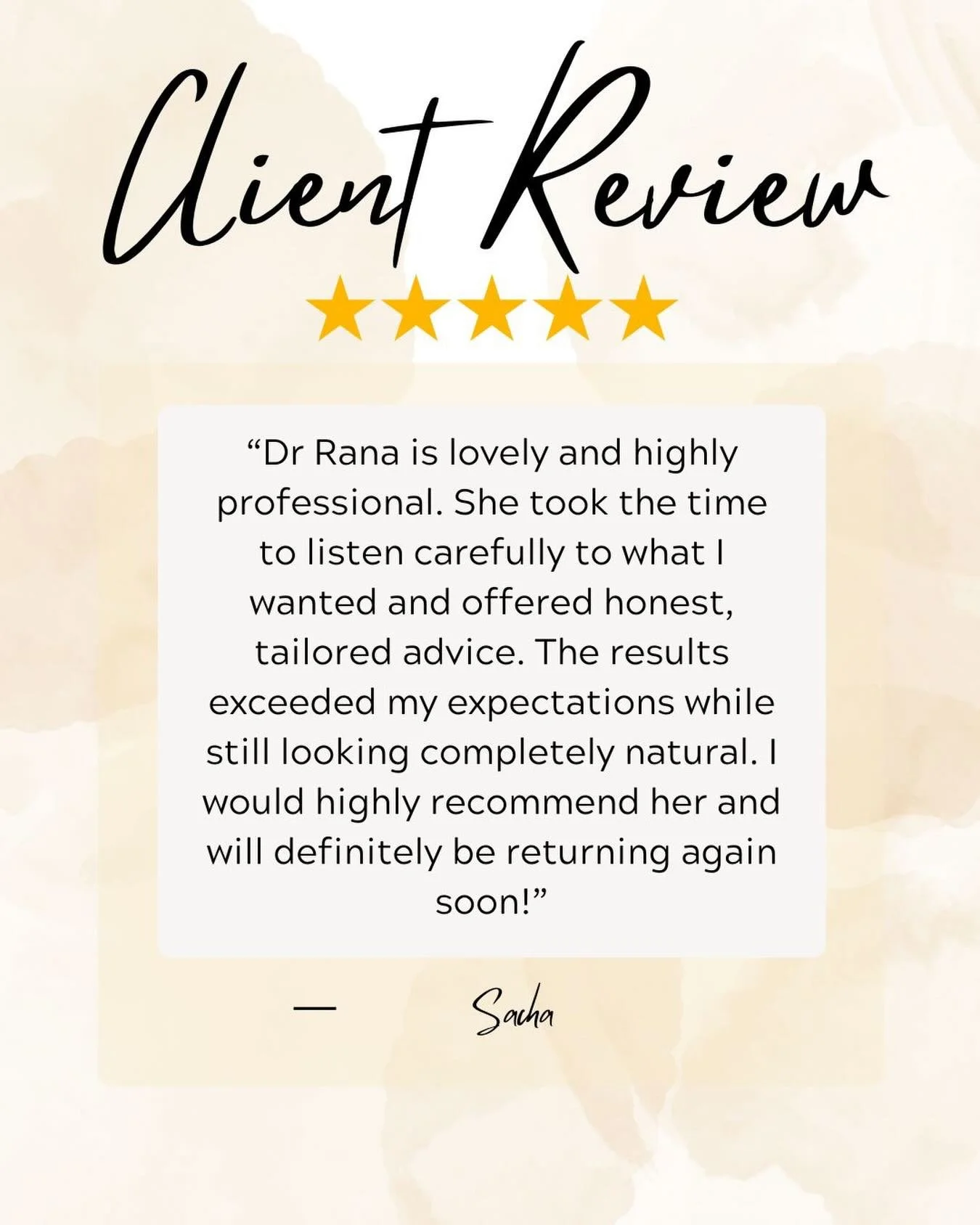 ⭐️⭐️⭐️⭐️⭐️ Your feedback means the world to us 🌍