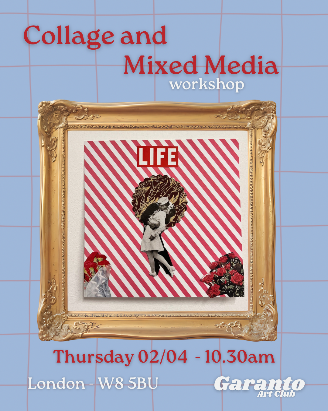Collage and Mixed Media workshop - Thursday  02/04- 10.30am