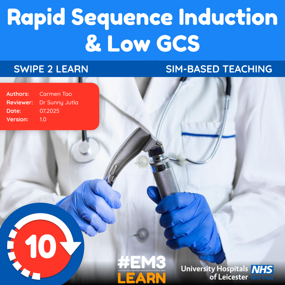 Rapid Sequence Induction & Low GCS