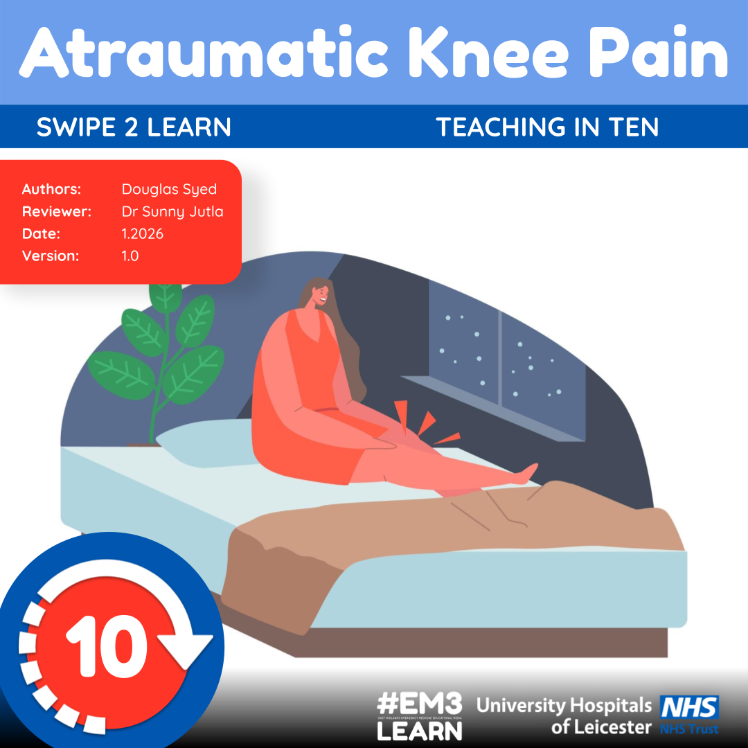 Atraumatic Knee Pain