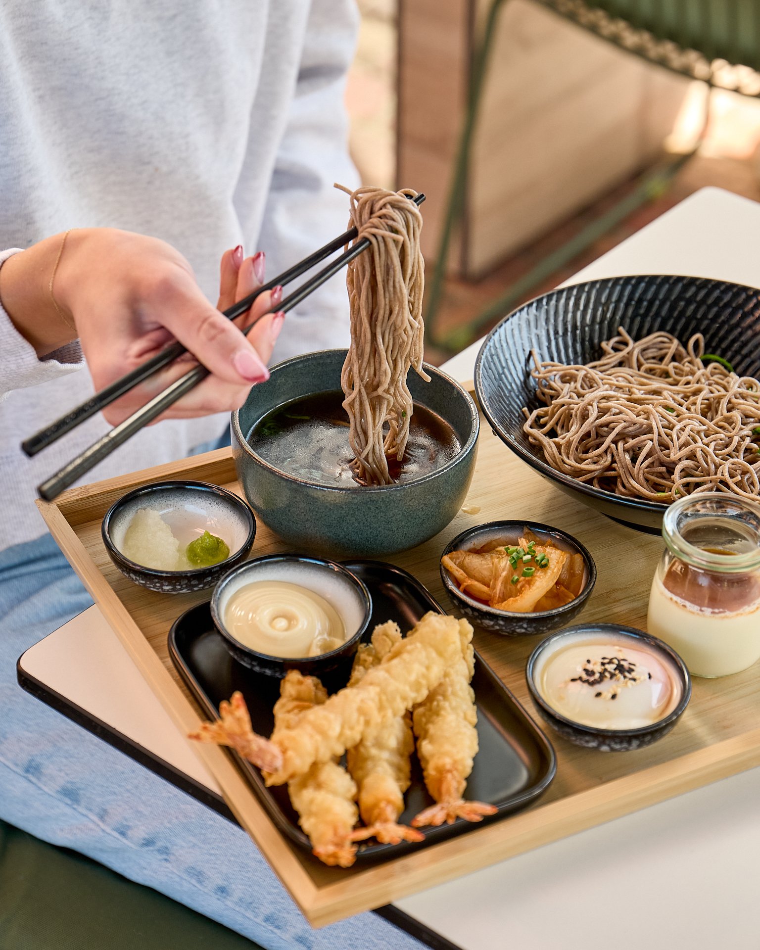 ZARU COLD SOBA SET

Add tempura kakiage, tempura prawns or chicken karaage to level it up.

#SanaCoffeeCo

#melbournefood #melbourneeats #melbournecity #melbourne #businessowner #hospitality #melbournefoodie #brunch