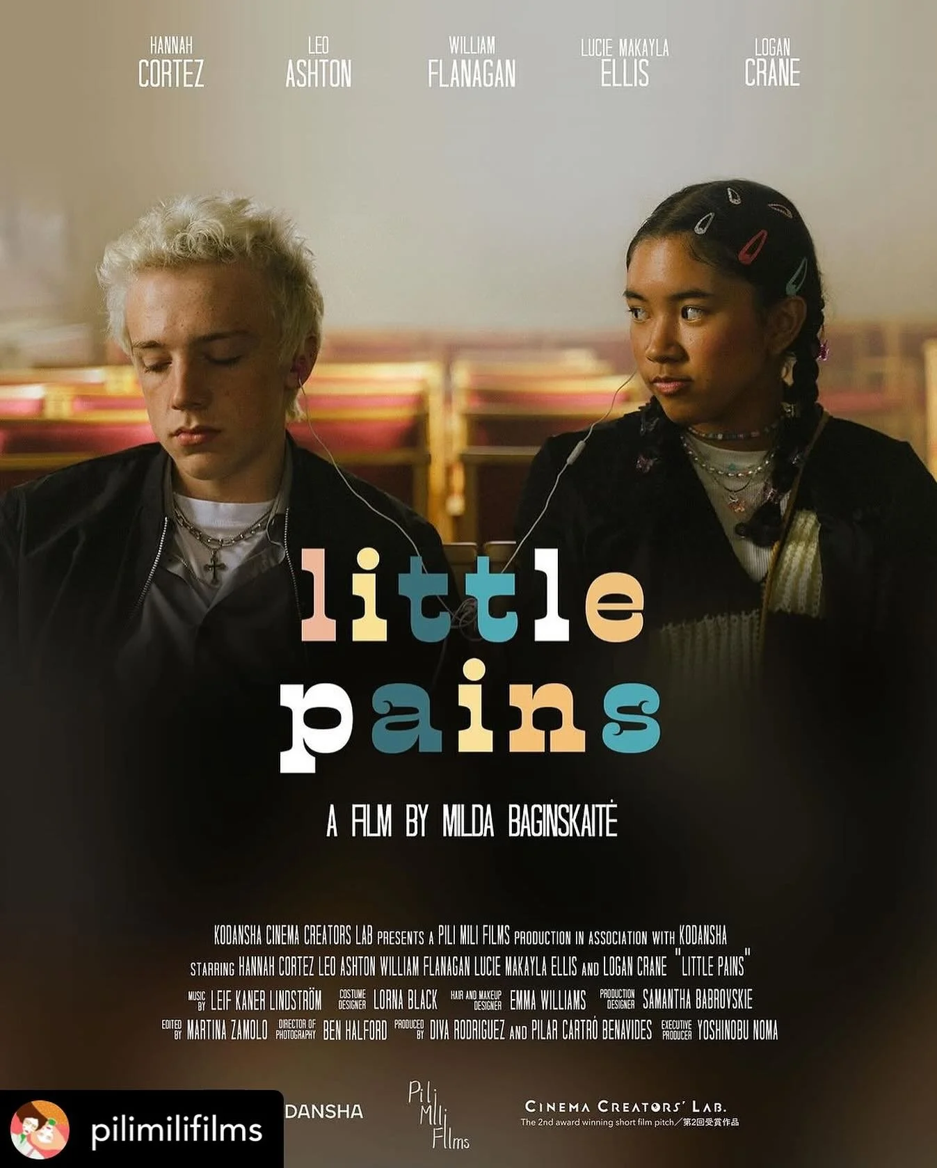 New work 🎬 thank you for having me onboard @pilimilifilms @milda.bee @scarletmoxie ❤️

First look at what we've been up to this year 
- Short Film "Little Pains" will start its festival journey this summer. Huge thanks to Kodansha Cinema C