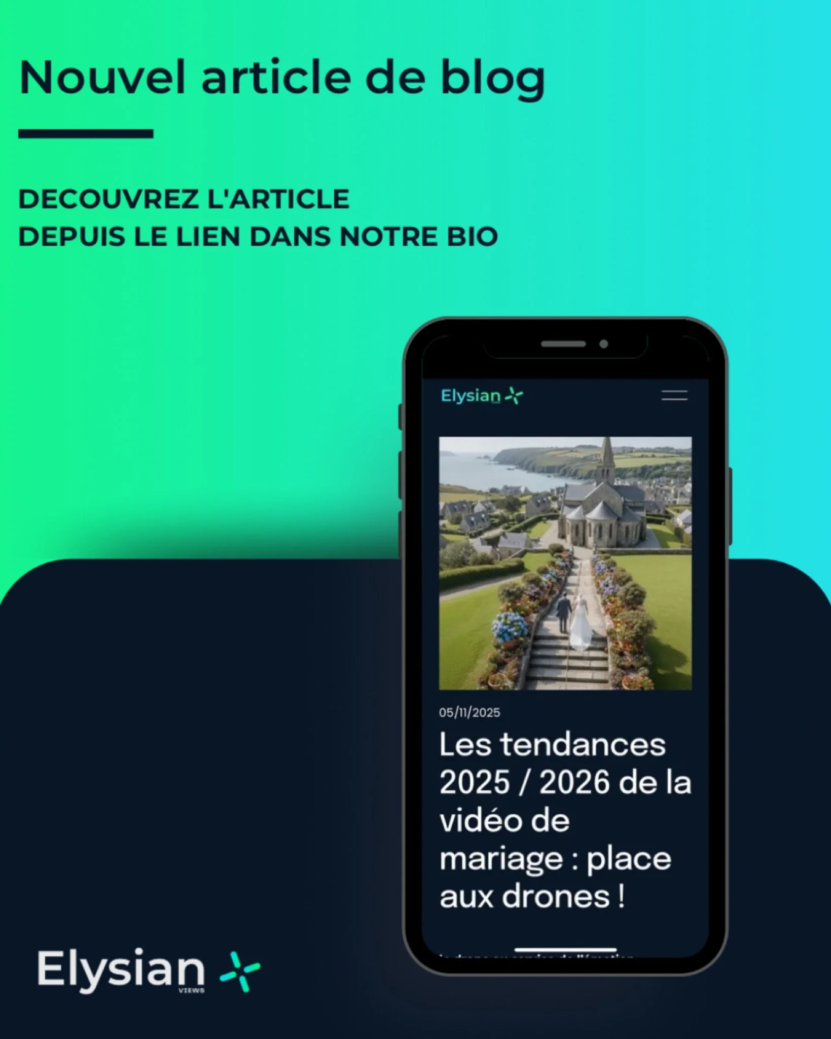Nouvel article de blog disponible sur notre site web ✨
👉 Lien en bio

#drone #evenementiel #dji #mariage #wedding #weddingday #ceremonie #elysianviews #event #bretagne #rennes #blog