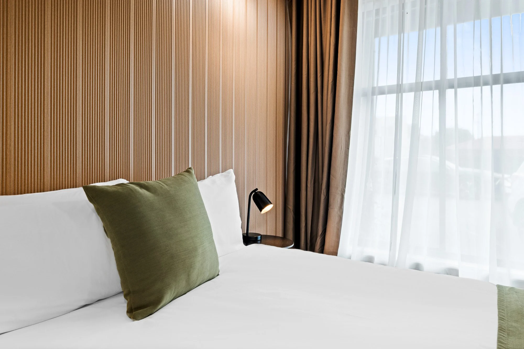 Accomodation photography Gippsland motel bedroom detail