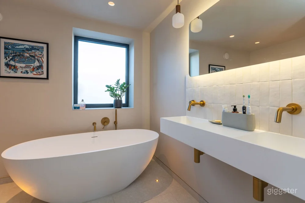 Completed bathroom renovation