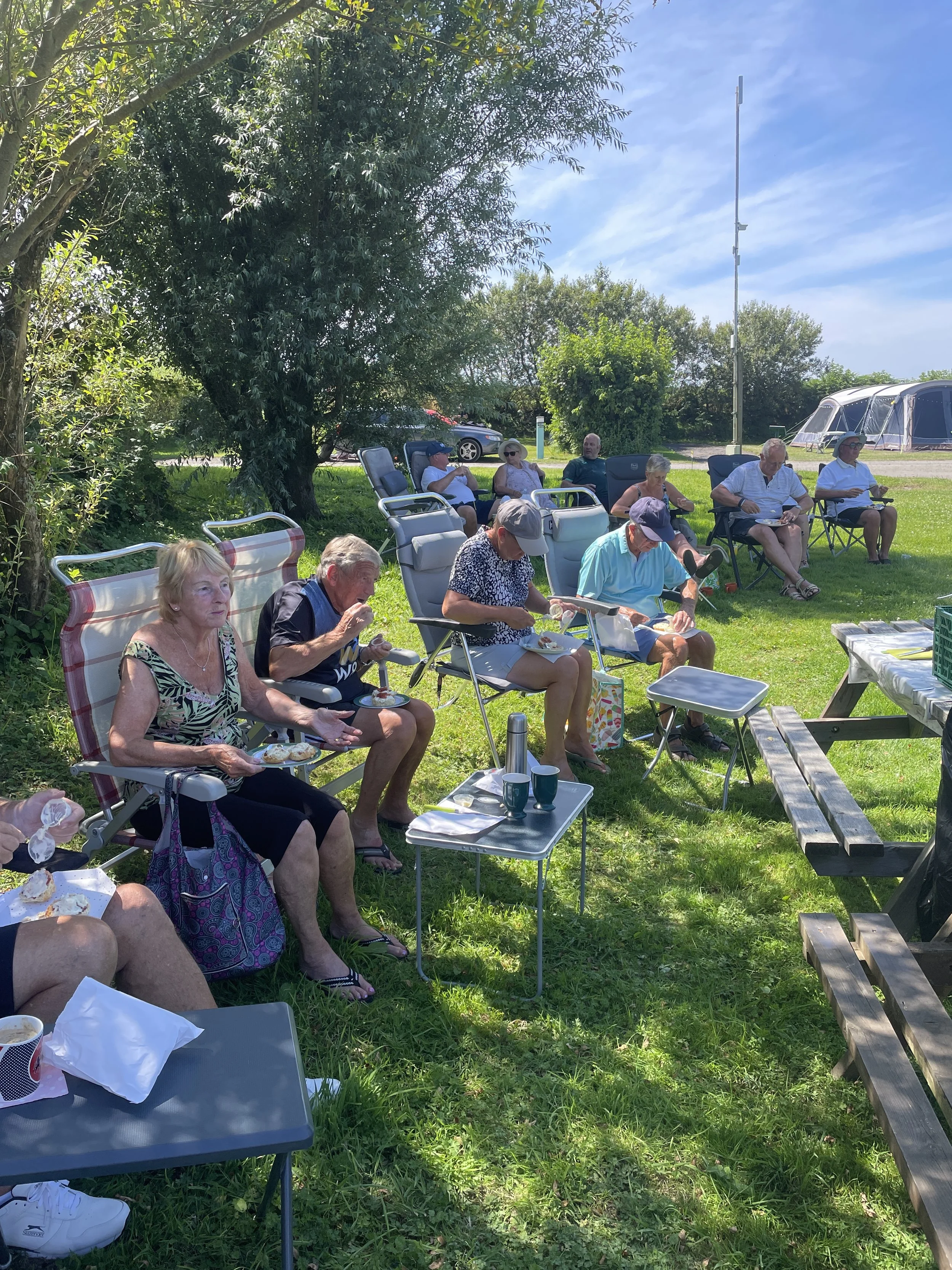 Cream Tea afternoon at Warcombe.