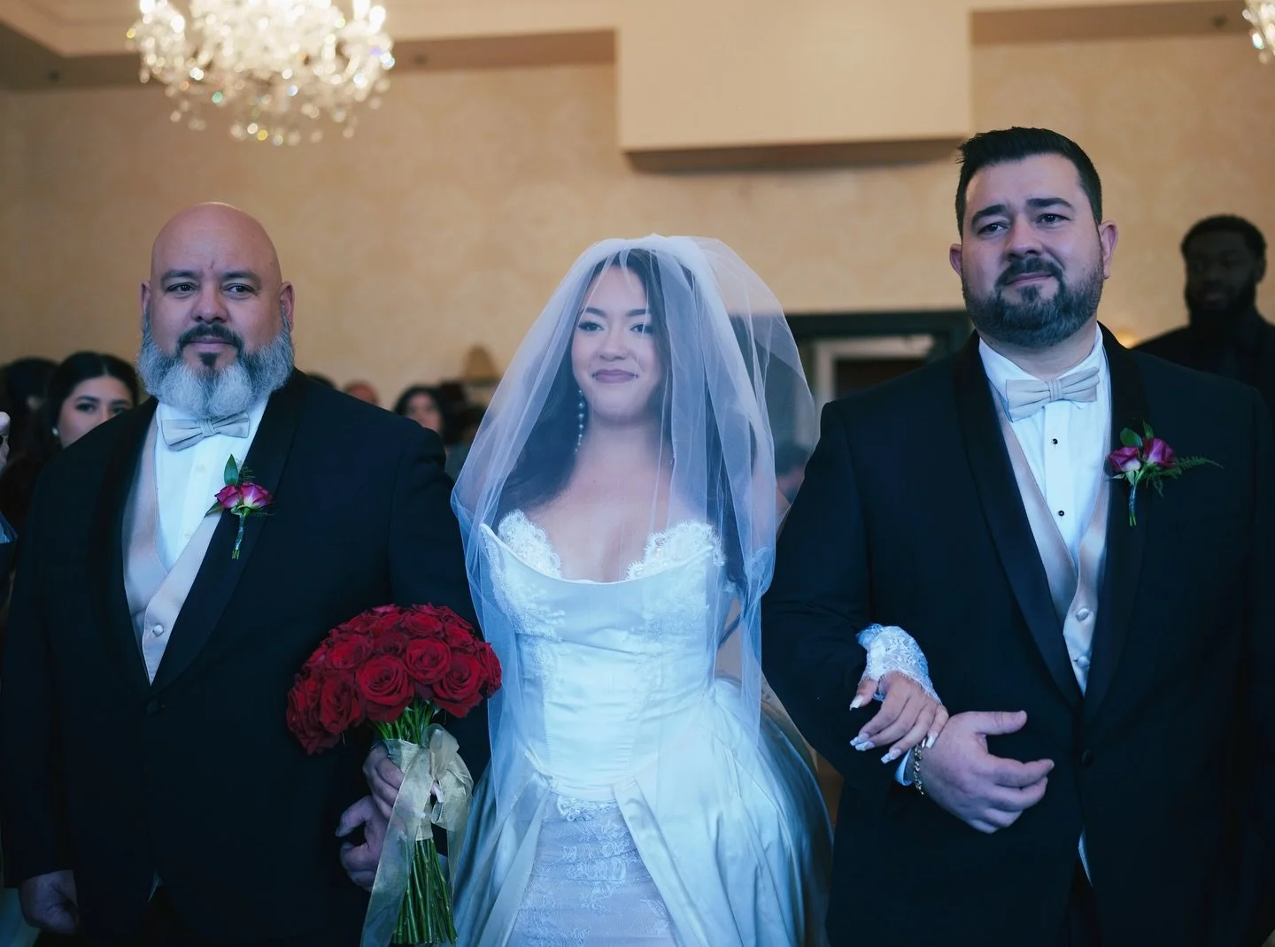 ✨Happy Father's Day✨ So sad I didn't have content for my own wedding, would love to relive these beautiful memories over &amp; over again🕊️🤍 Walked down the aisle with my dad &amp; stepdad🥹

Venue @coralgablescountryclub 
Custom Bridal Gown @defin
