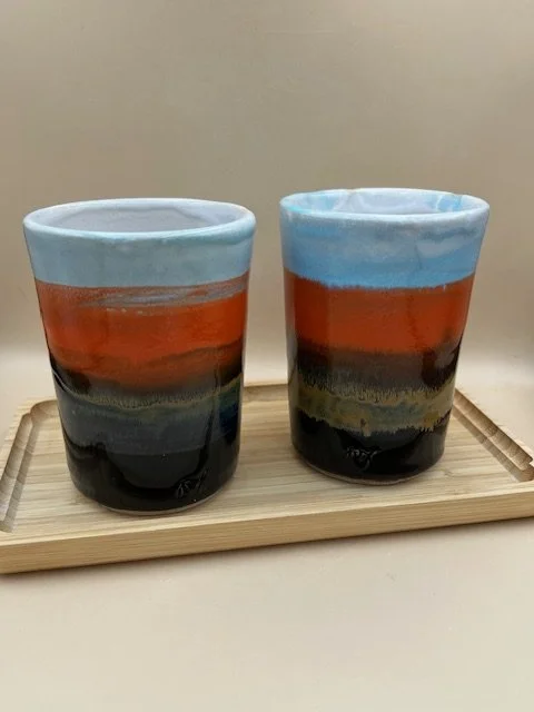 Horizonlijn- Avondrood