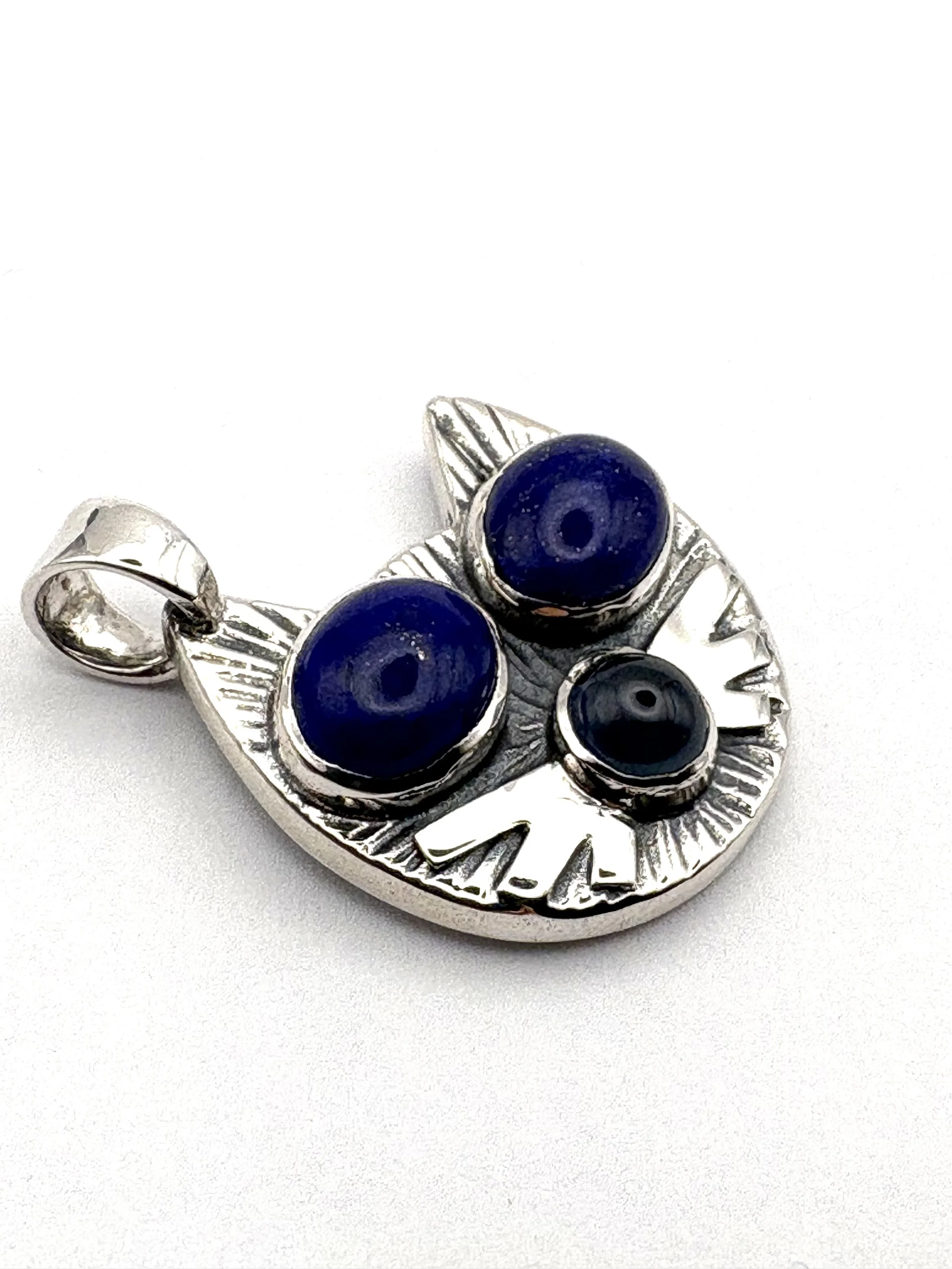 Larger Cabochon, Lapis & Sapphire