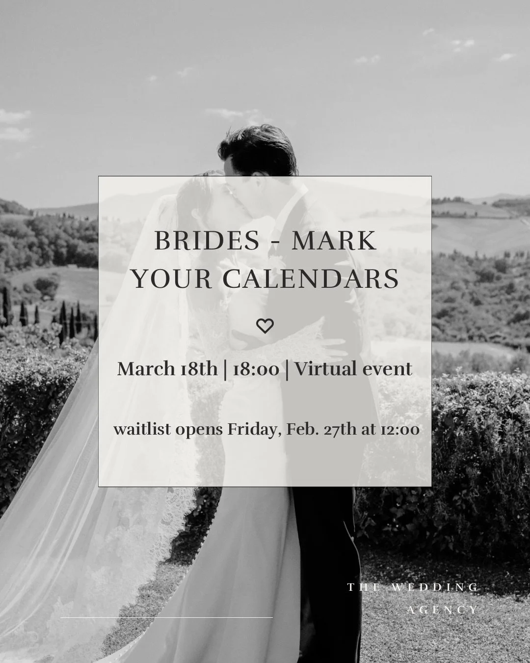 You&rsquo;ve asked, and we&rsquo;ve listened - 

Something big is coming on March 18th to help with one of the biggest planning challenges we&rsquo;ve heard from you 🤍

Grab your spot on the waitlist this Friday (Feb. 27th) starting at 12:00 (CET) -