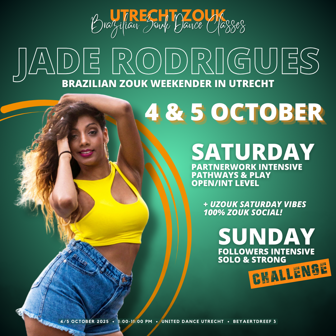 Jade Rodrigues - Brazilian Zouk Intensive Weekender