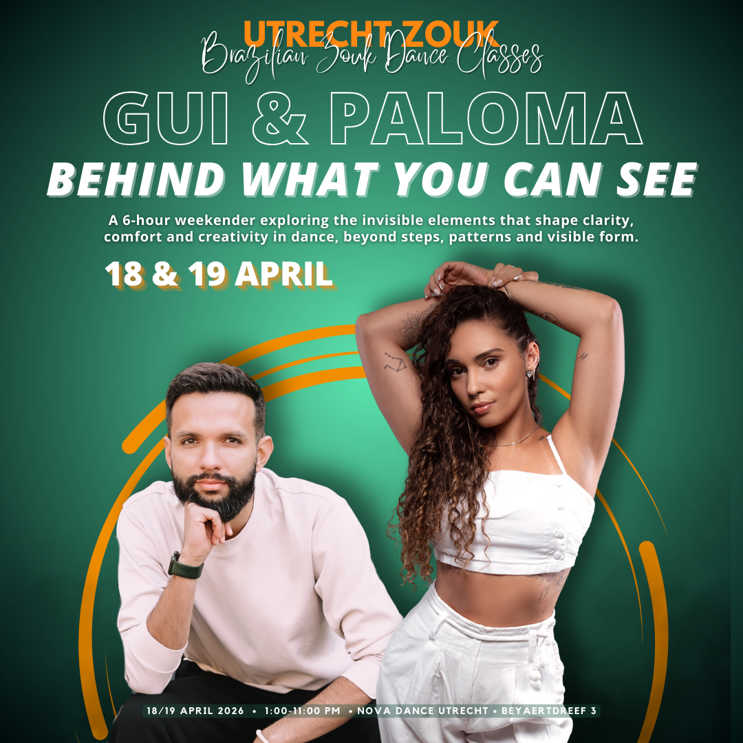 UZ Presents: Gui & Paloma ✨ Behind What You Can See - Brazilian Zouk Weekender in Utrecht