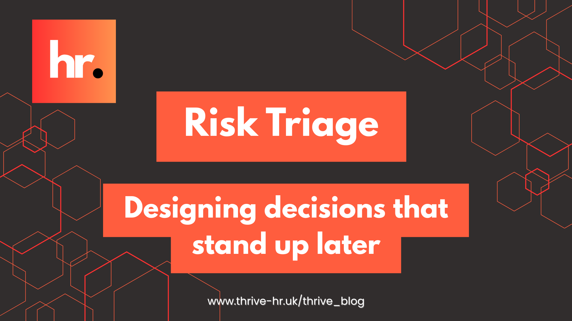 Risk Triage: when something feels off and you need to decide what to do next