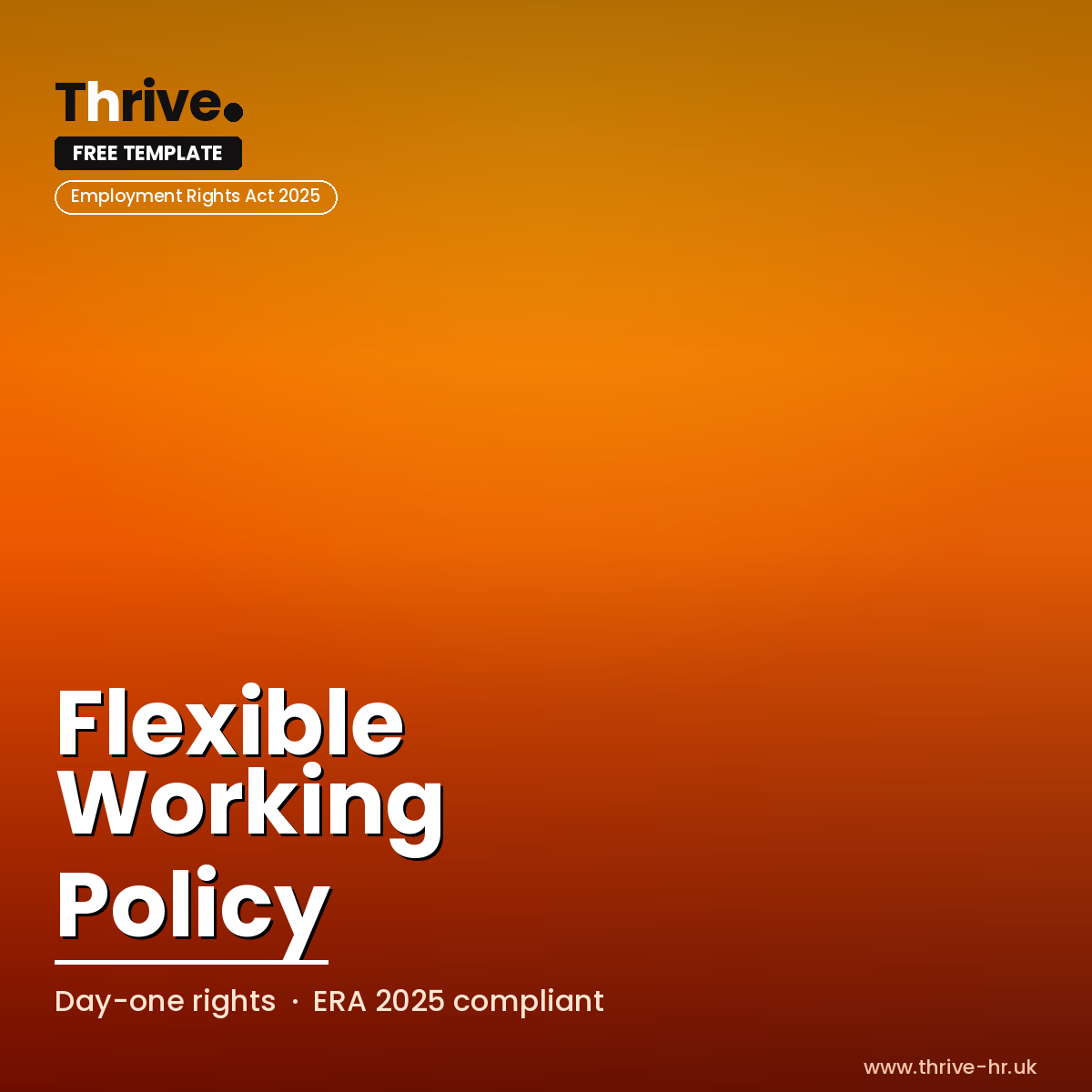 Flexible Working Strategic Policy: 2025 Employment Rights Edition
