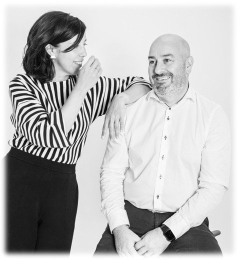 Onze twee experts in organisational change en team coaching in beeld.