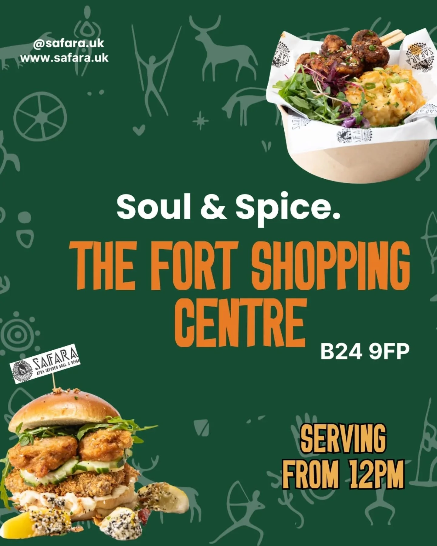 🚨 BIG NEWS 🚨

We&rsquo;re beyond excited to announce our new home at Fort Shopping Centre, Birmingham! 🎉

Come get your food fix and experience Afra-infused flavours like you&rsquo;ve never had before 🤩🔥.

🍔 Our Signature Burgers are OFF THE WA