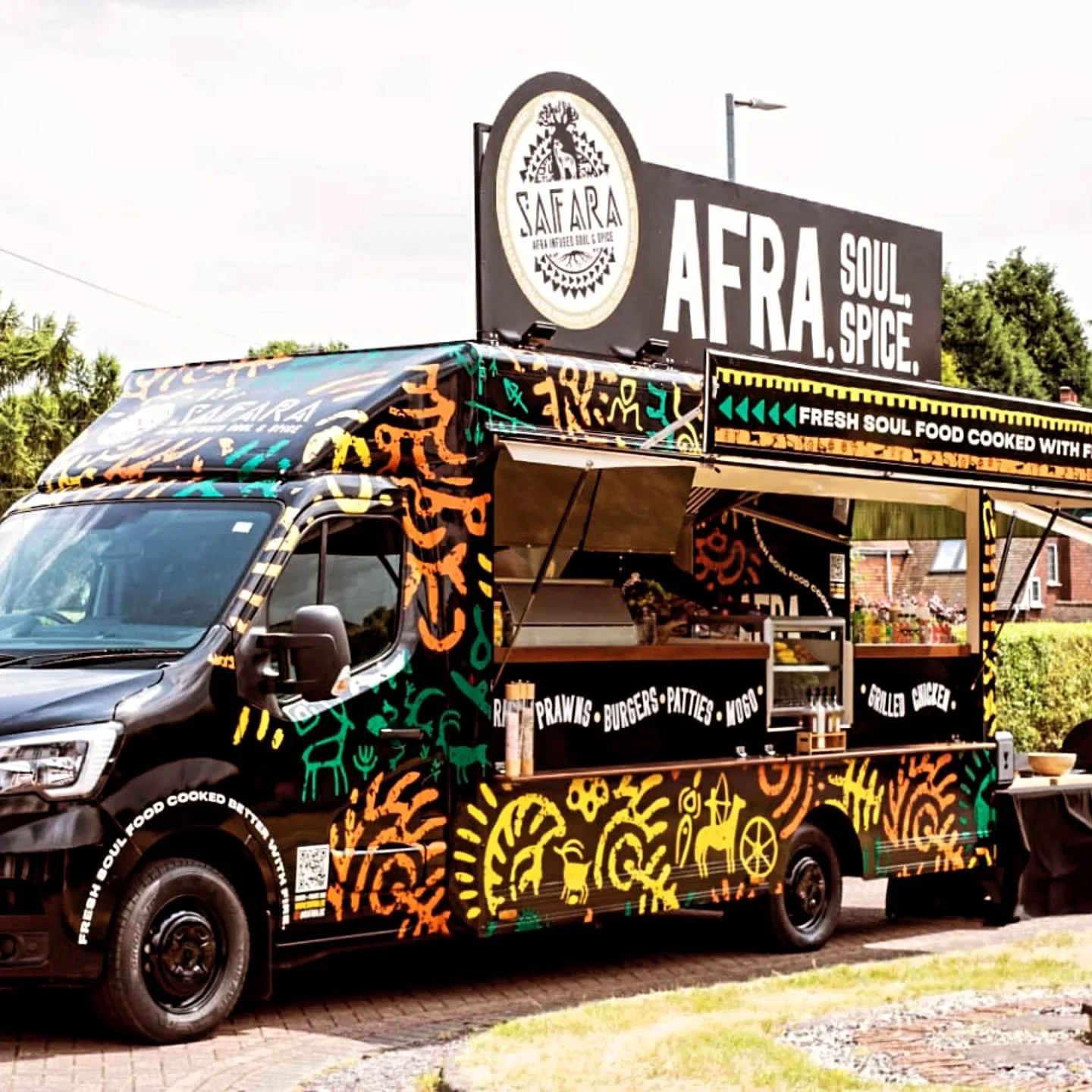 Flavour that feels like home - wherever you are.

Good food, good people, good vibes. This is what Safara brings to every table.

Come see us at @thefortbirmingham

FOOD COOKED WITH SOUL &amp; SPICE 🔥🌶🔥

#AfraOnTheMove #FoodieLife #brumEats #brumf
