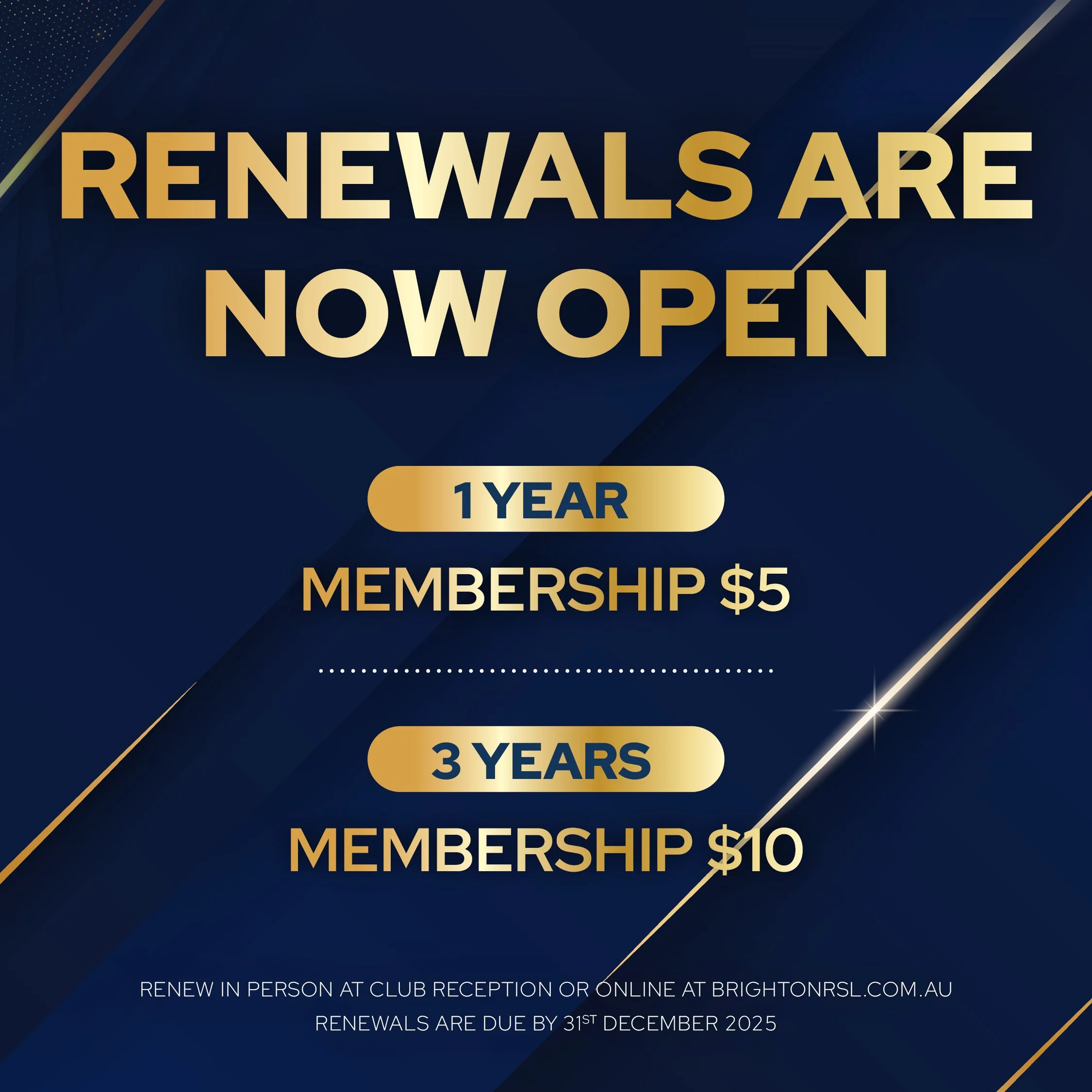 Membership Renewals