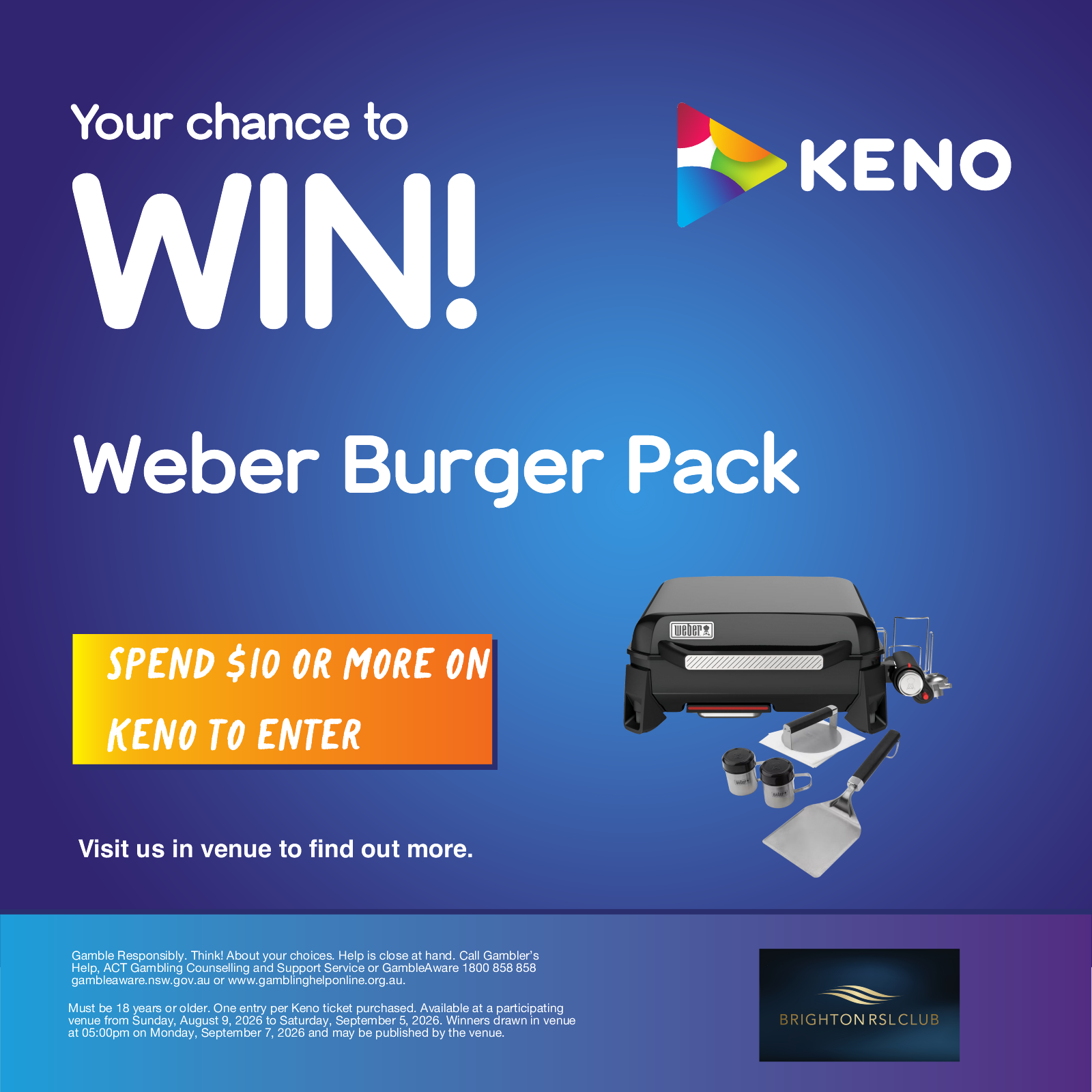 Weber Burger Pack Promotion