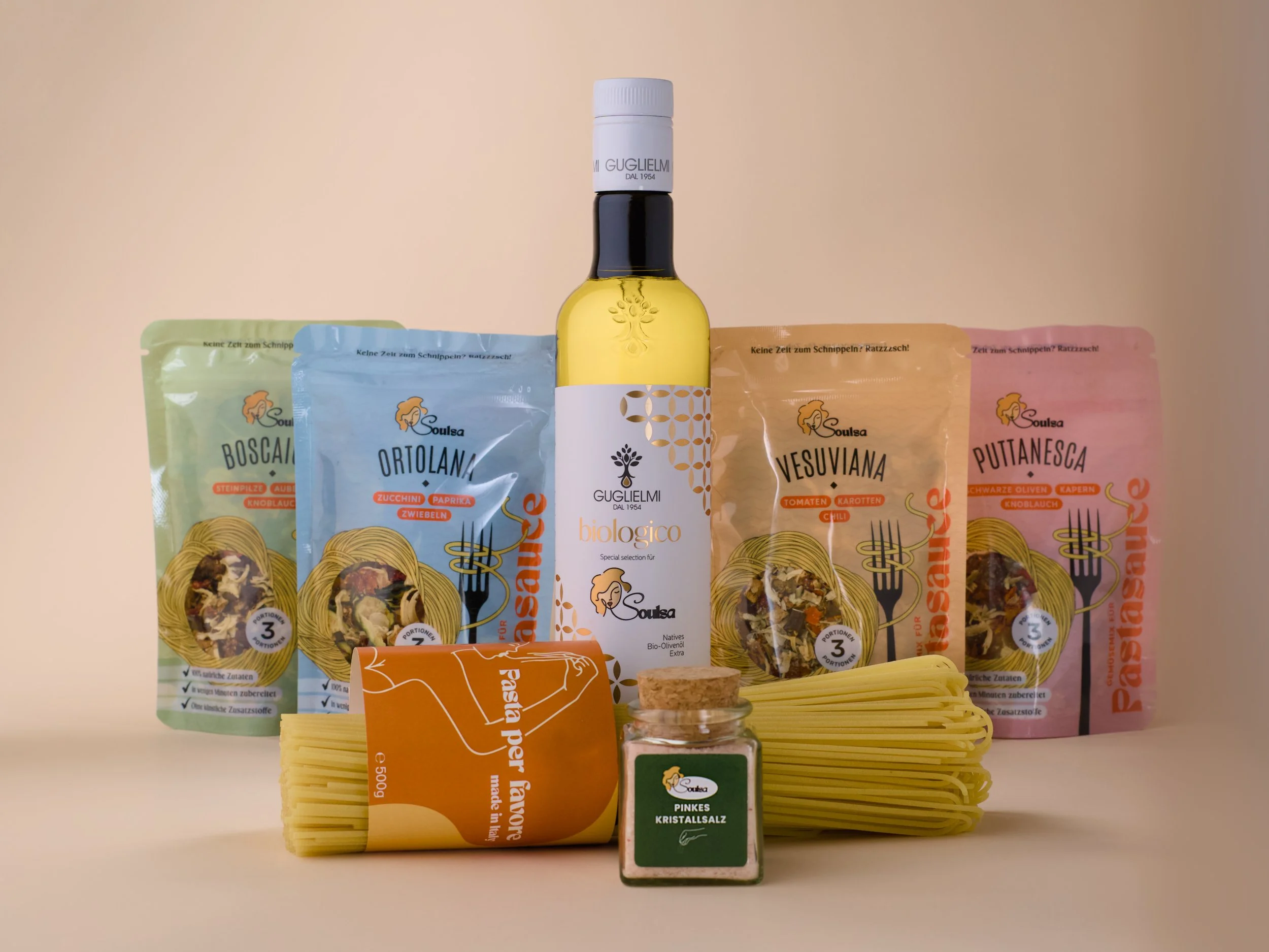 Gesunde fertige Saucen in Bio-Qualität zum Selbermachen von SOULSA – Startup aus Frankfurt, gegründet von Frauen.