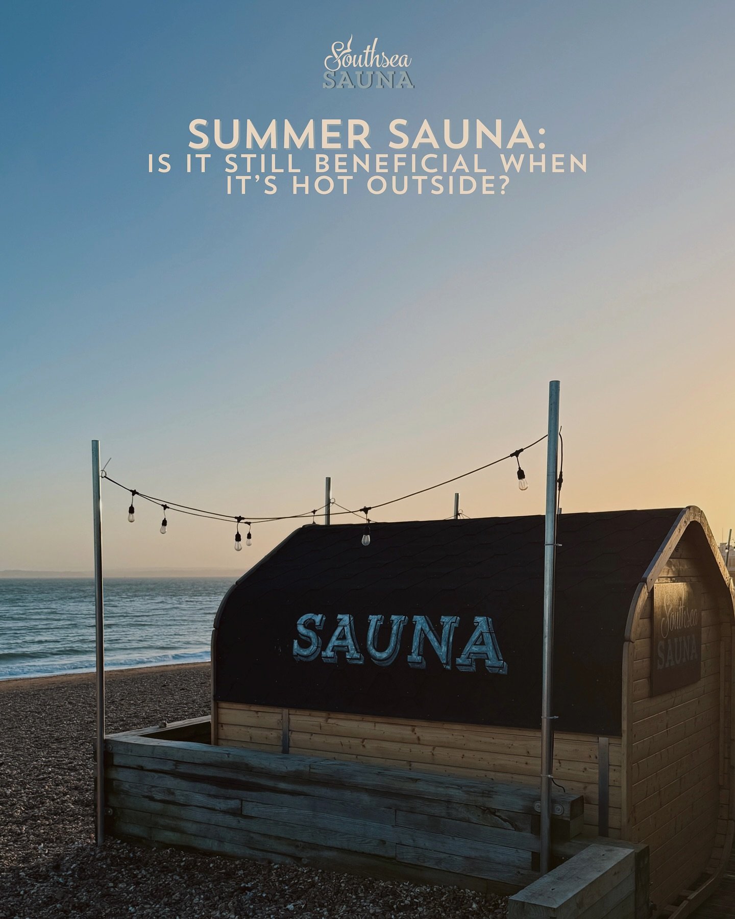 Think sauna is just for winter?
Not at Southsea Sauna. Summer sessions can actually enhance your wellness in powerful ways. From reliving allergy symptoms to promoting lymphatic drainage. 

The best part?
You can make the most of it by booking our ea